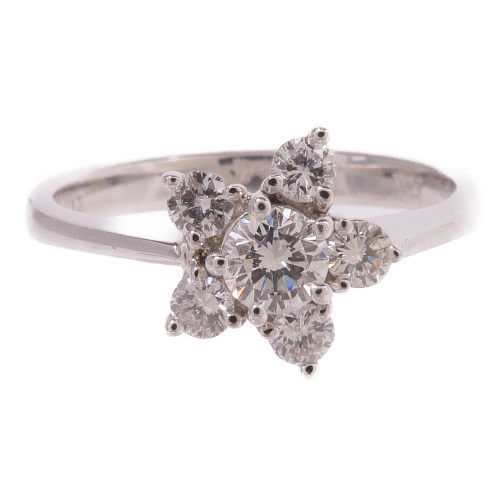 JEWELRY 【激減優惠】18K白金Diamond Ring鑽石戒指US#5.25