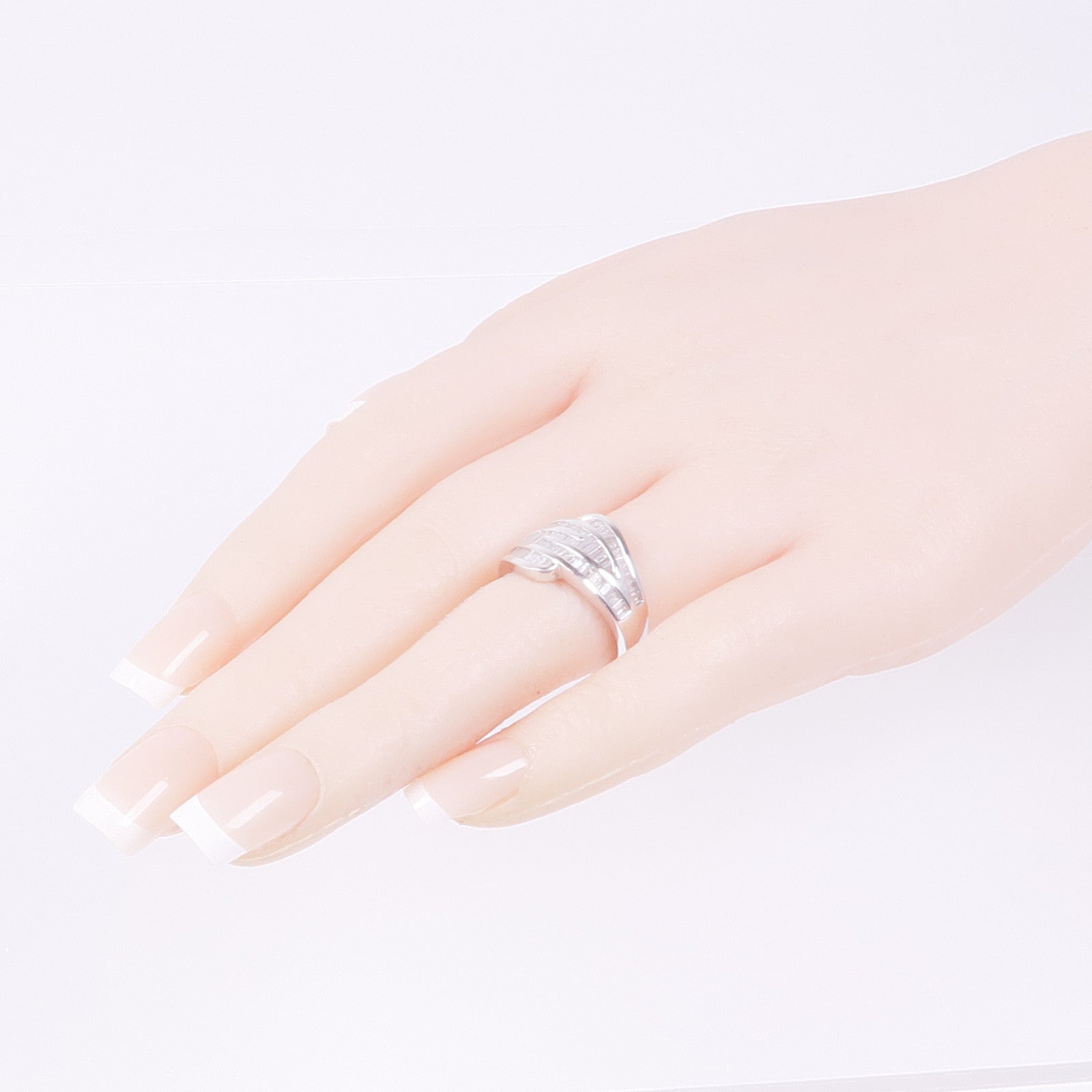 JEWELRY 【激減優惠】18K白金Diamond Ring鑽石戒指US#6.25