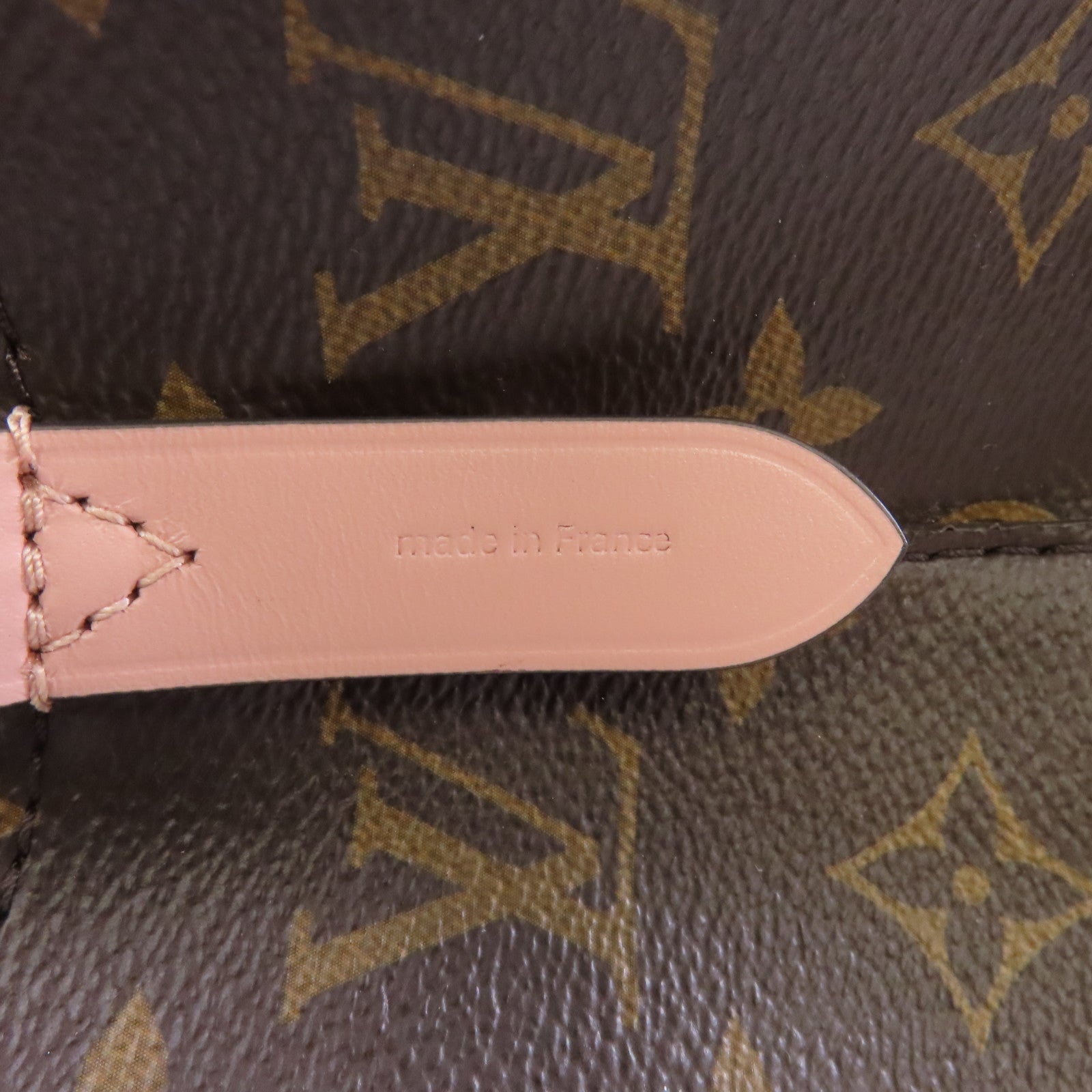 LOUIS VUITTON Monogram Neo Noe金扣手挽肩背兩用袋棕色/粉紅色