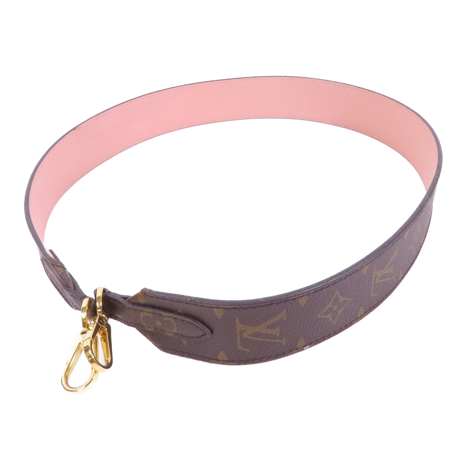 LOUIS VUITTON Monogram Strap金扣肩背帶
