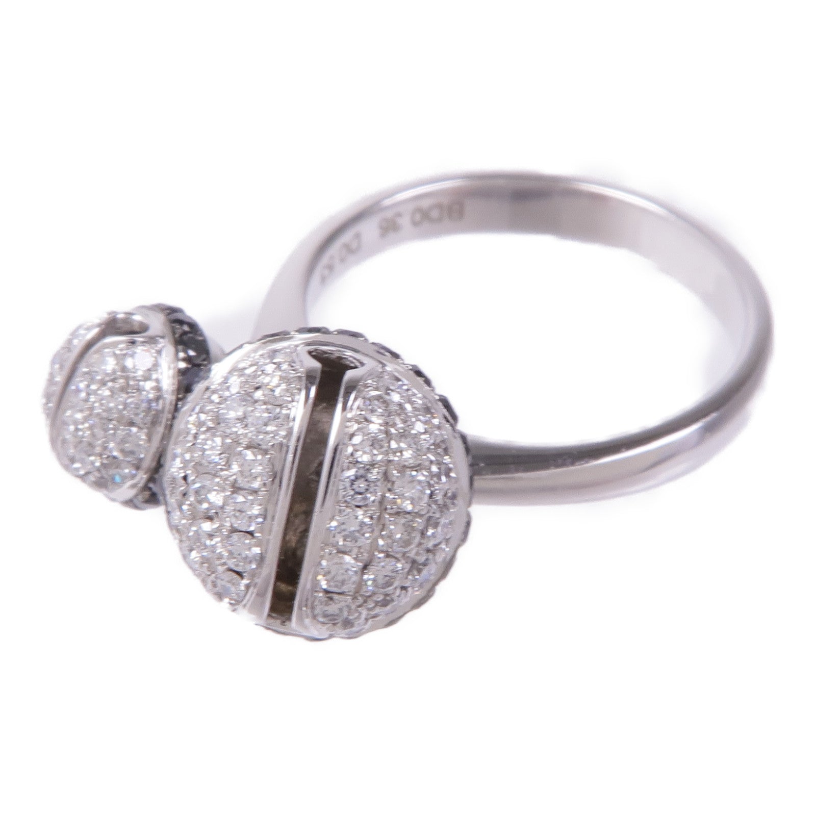 JEWELRY 【激減優惠】18K白金Diamond Ring鑽石戒指US#6.25