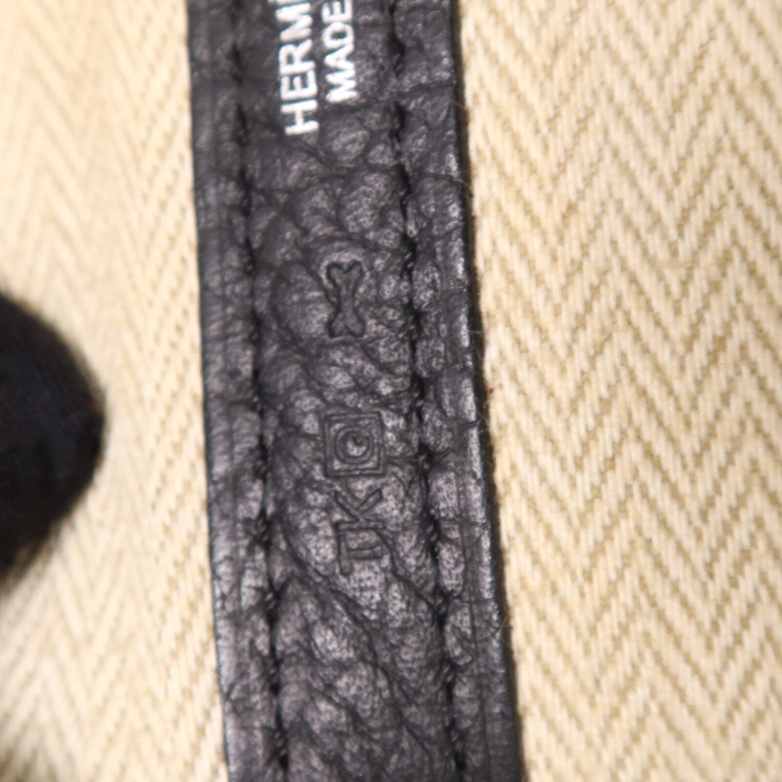 HERMES Negonda皮革Garden Party PM銀扣手挽袋