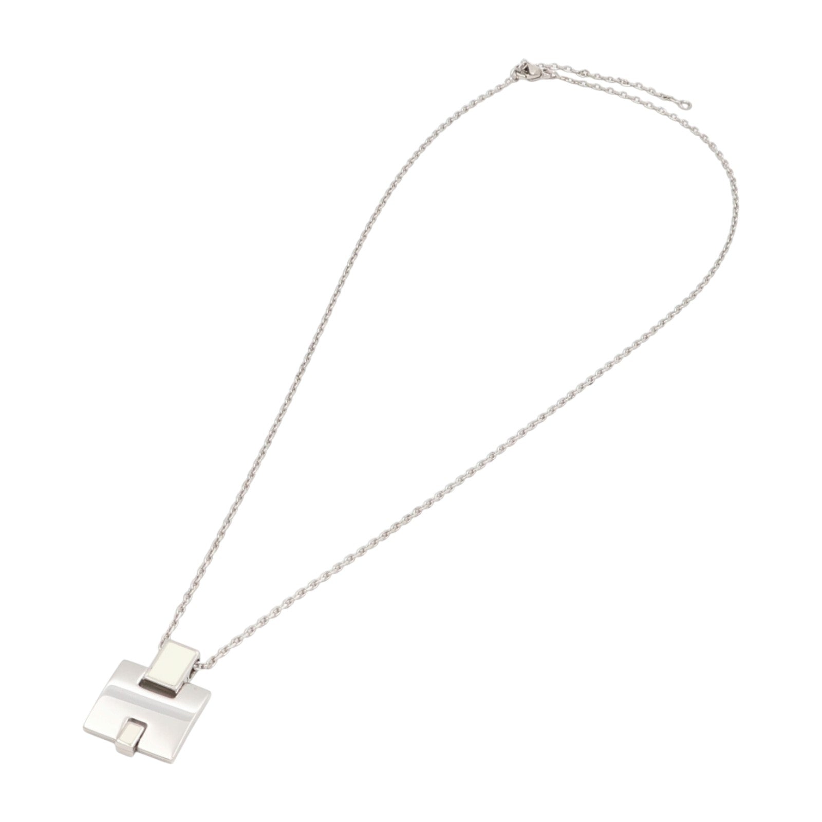 HERMES 金屬/琺瑯Eileen Pendant Necklace項鍊