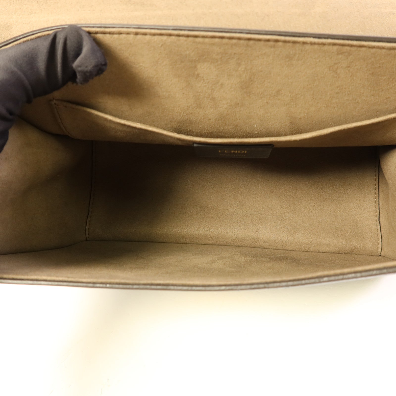 FENDI 牛皮皮革Kan I F Shoulder Bag手挽肩背兩用袋