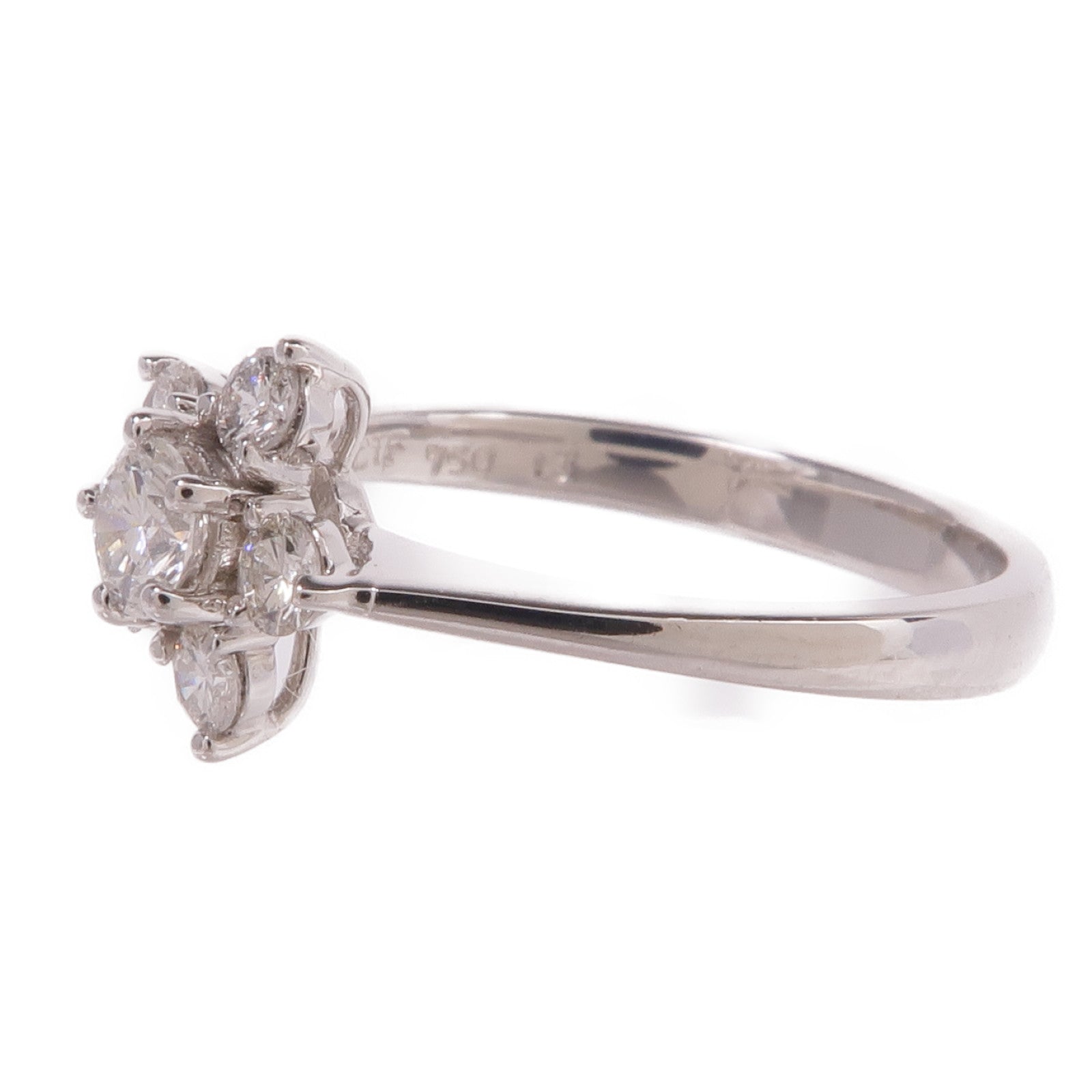 JEWELRY 【激減優惠】18K白金Diamond Ring鑽石戒指US#5.25