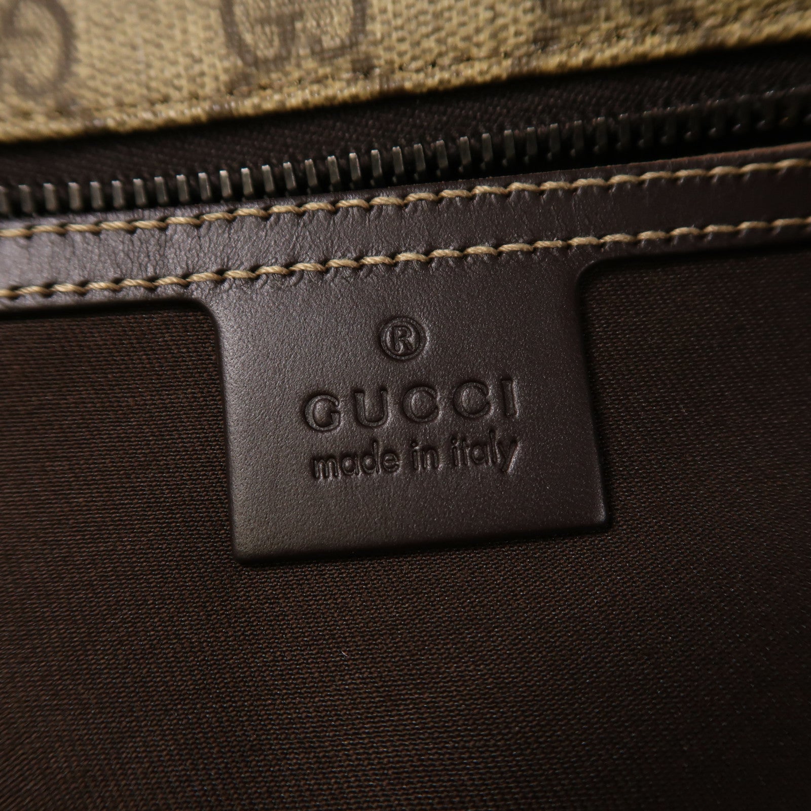 GUCCI 塗層帆布Tote Bag肩背袋