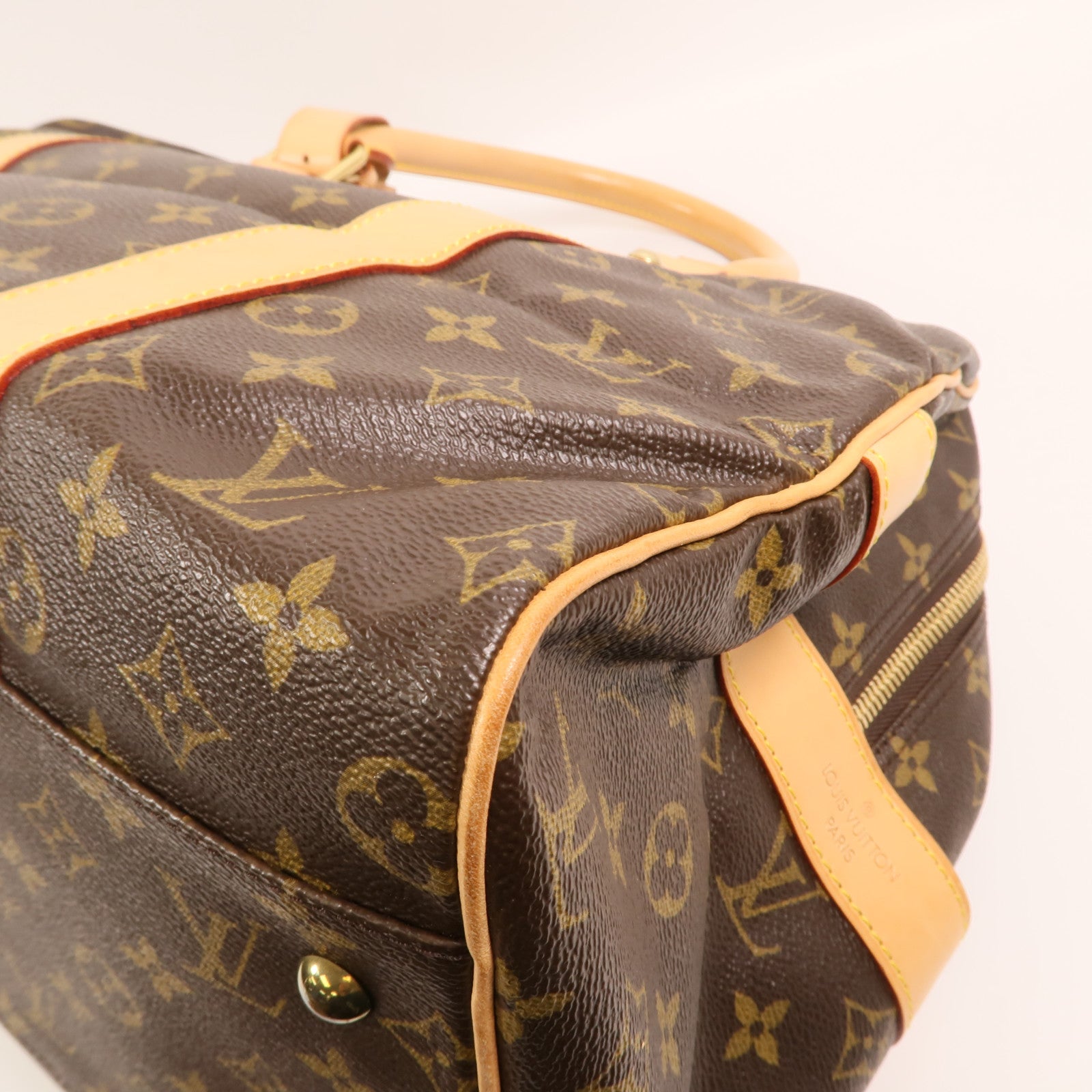 LOUIS VUITTON Monogram CarryAll金扣手挽袋