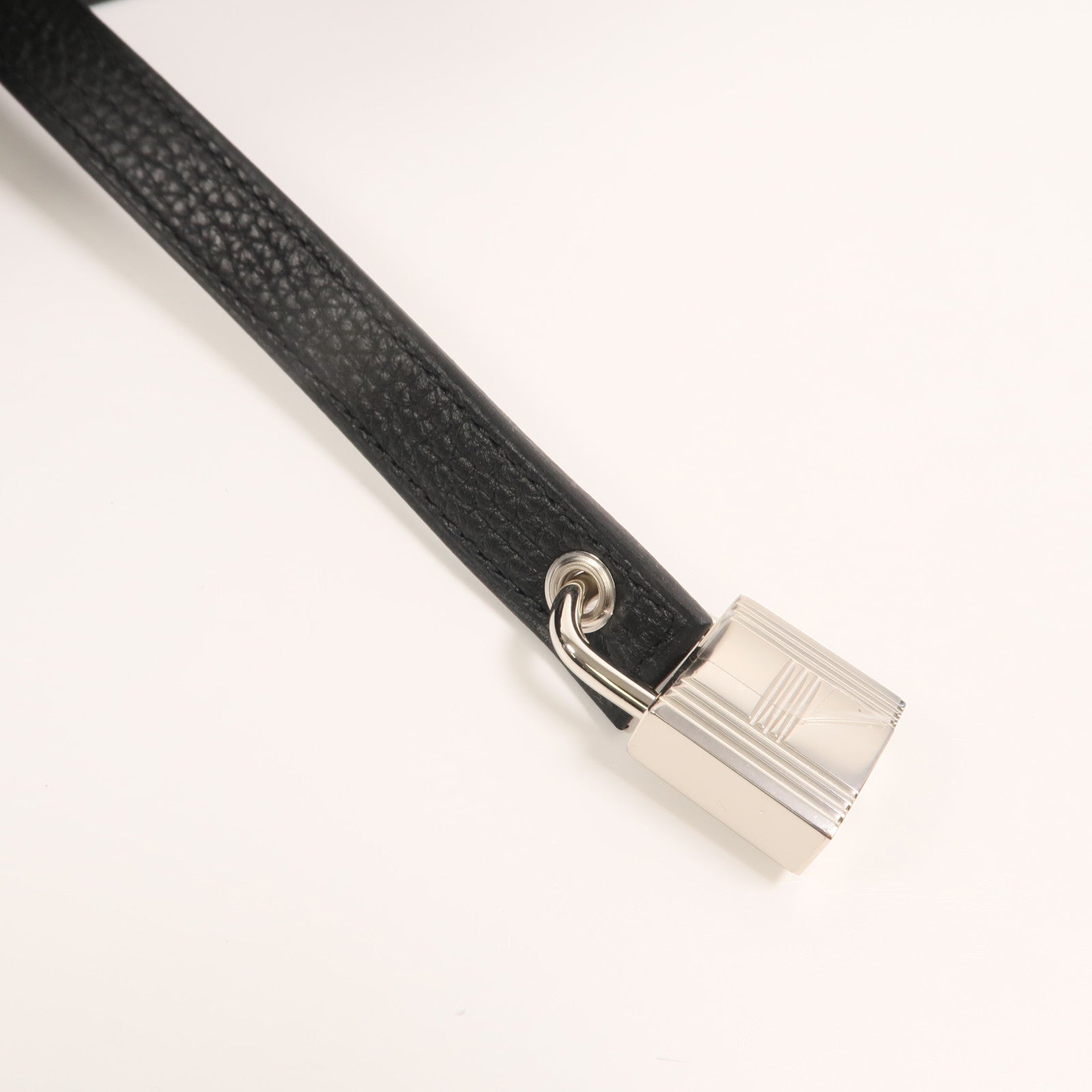 HERMES Clemence皮革Picotin MM手挽袋Noir