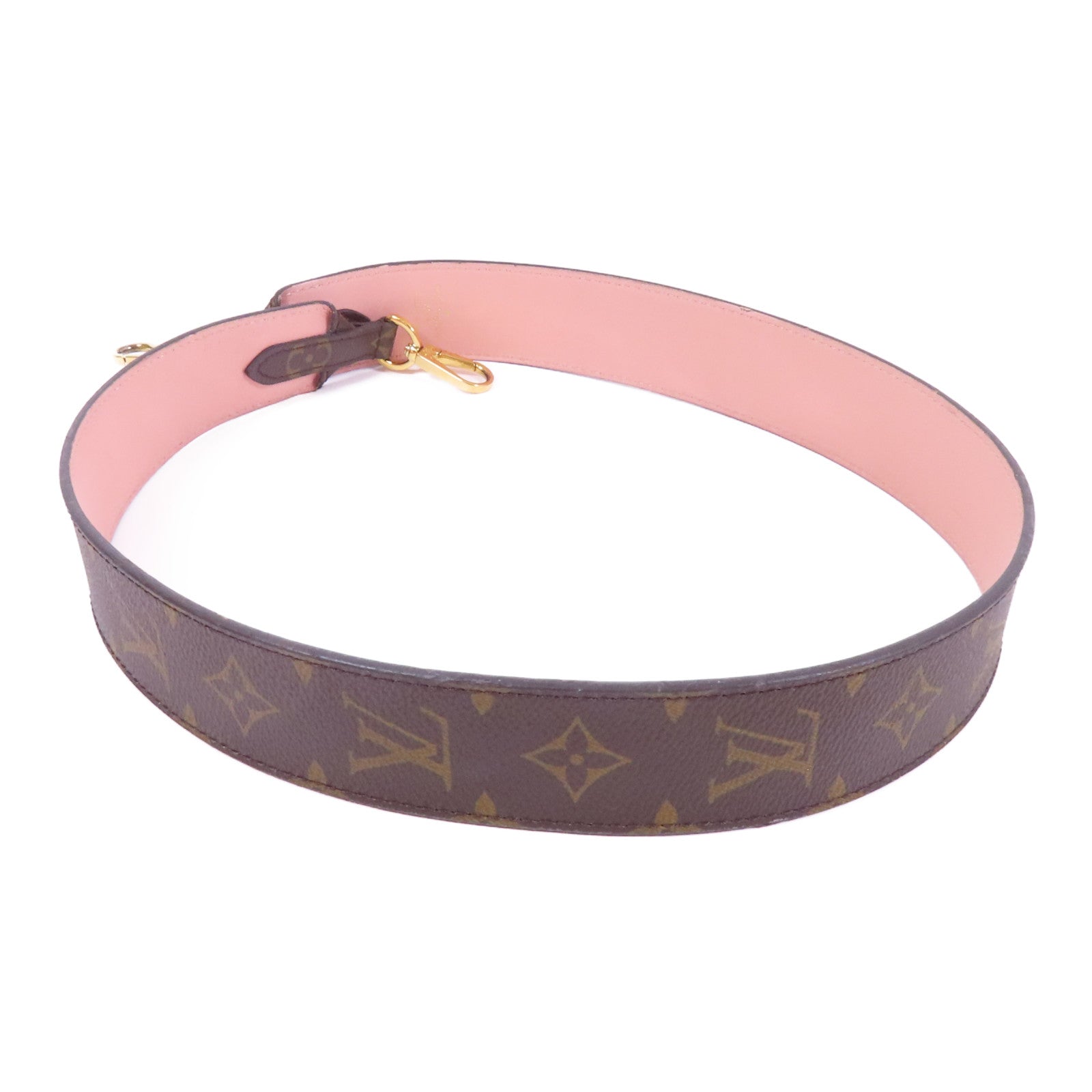 LOUIS VUITTON Monogram Strap金扣肩背帶