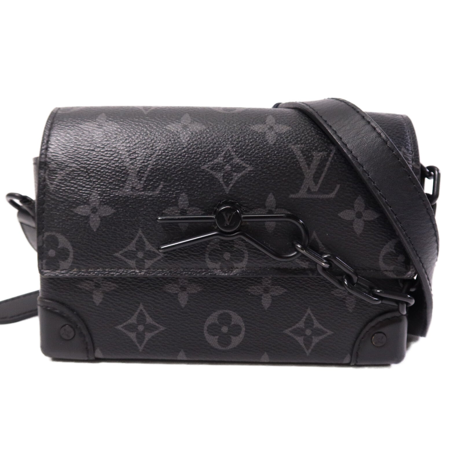 LOUIS VUITTON Monogram Eclipse Steamer Wearable Wallet肩背袋