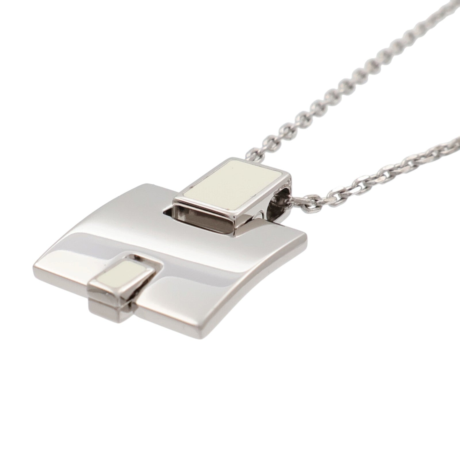 HERMES 金屬/琺瑯Eileen Pendant Necklace項鍊