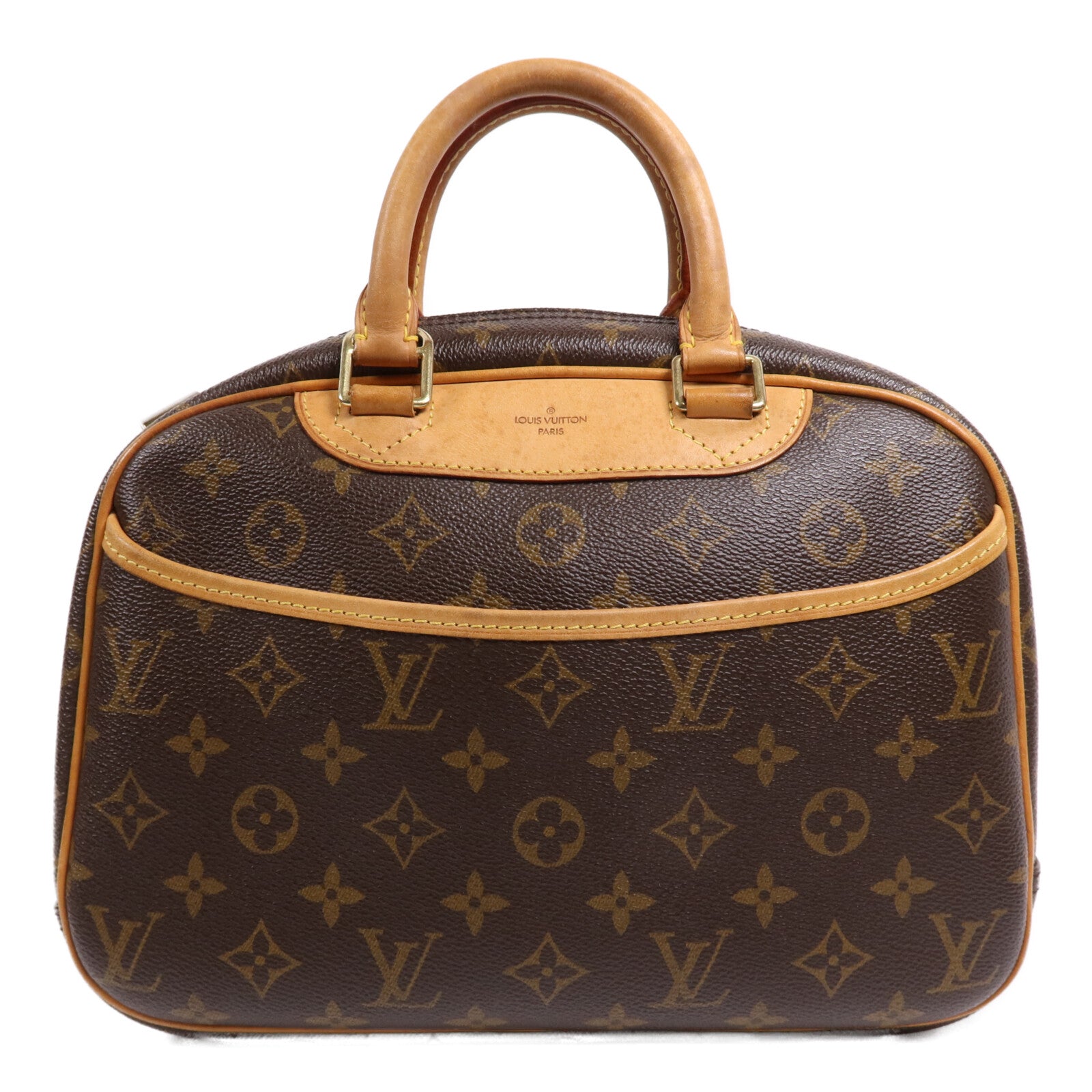 LOUIS VUITTON 【激減優惠】Monogram Trouville PM金扣手挽袋