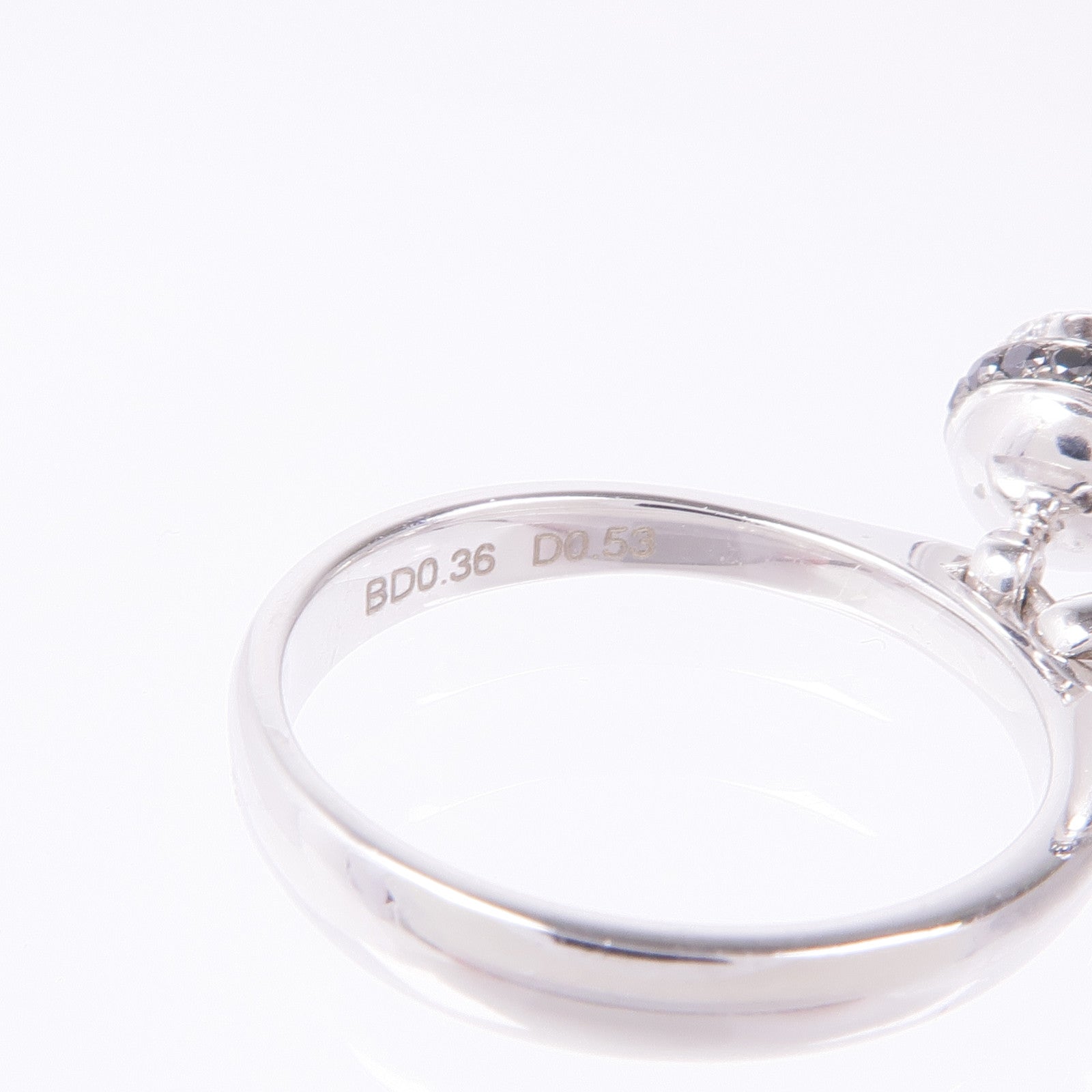JEWELRY 【激減優惠】18K白金Diamond Ring鑽石戒指US#6.25