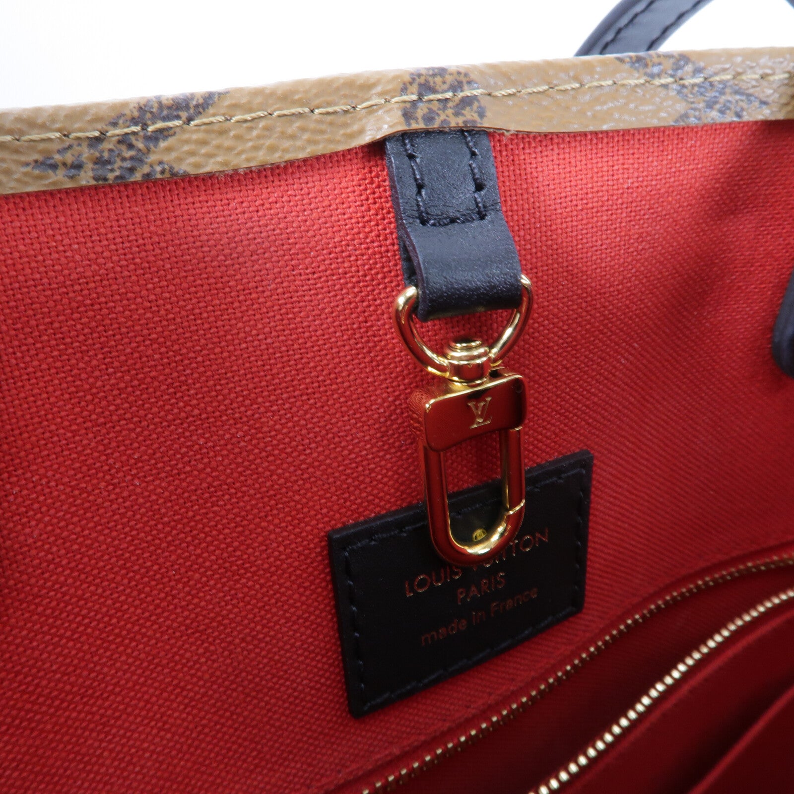 LOUIS VUITTON Monogram Giant On The Go MM手挽肩背兩用袋