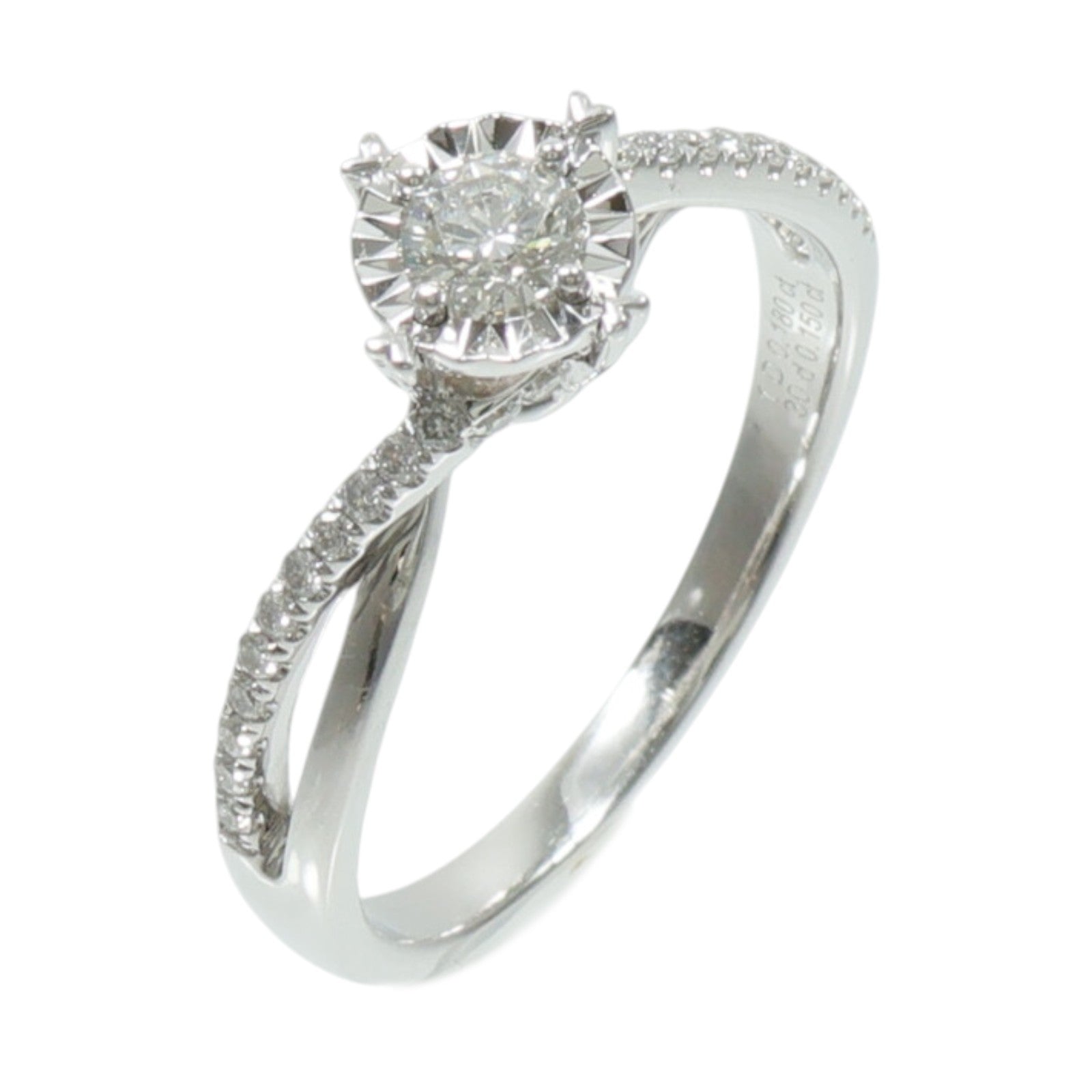 JEWELRY 18K白金Diamond Ring鑽石戒指