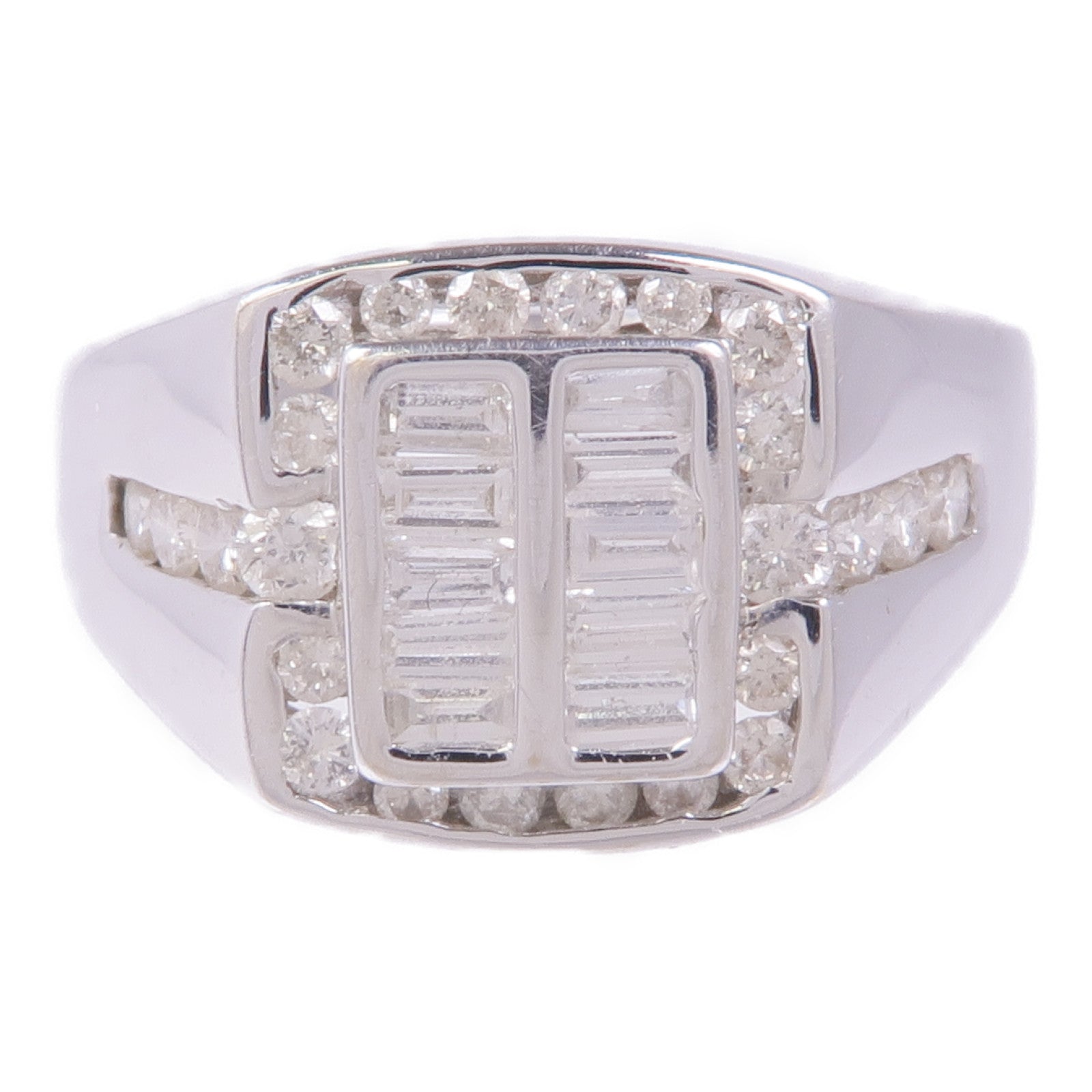 JEWELRY 【激減優惠】18K白金Diamond Ring鑽石戒指US#9