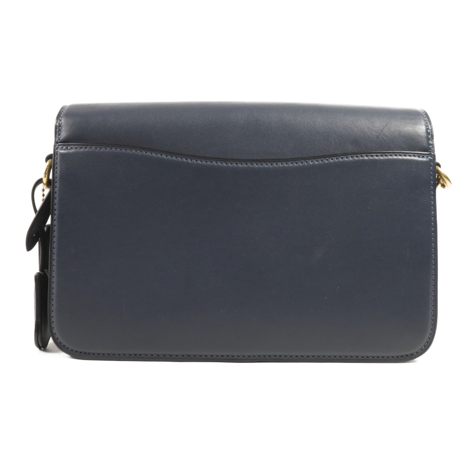 COACH 牛皮皮革Shoulder Bag金扣肩背袋