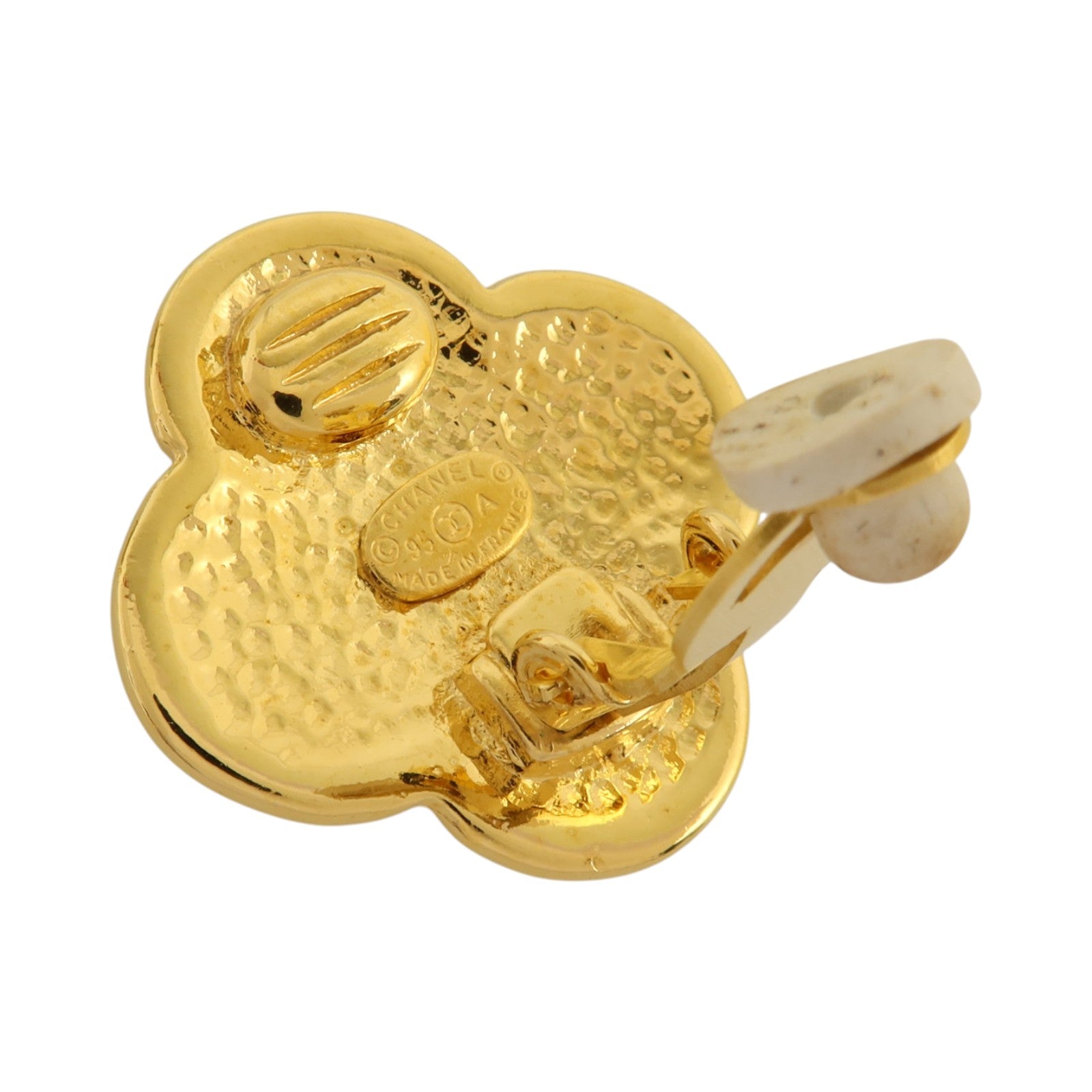 CHANEL 金屬Vintage Clip-On Earrings金扣耳環