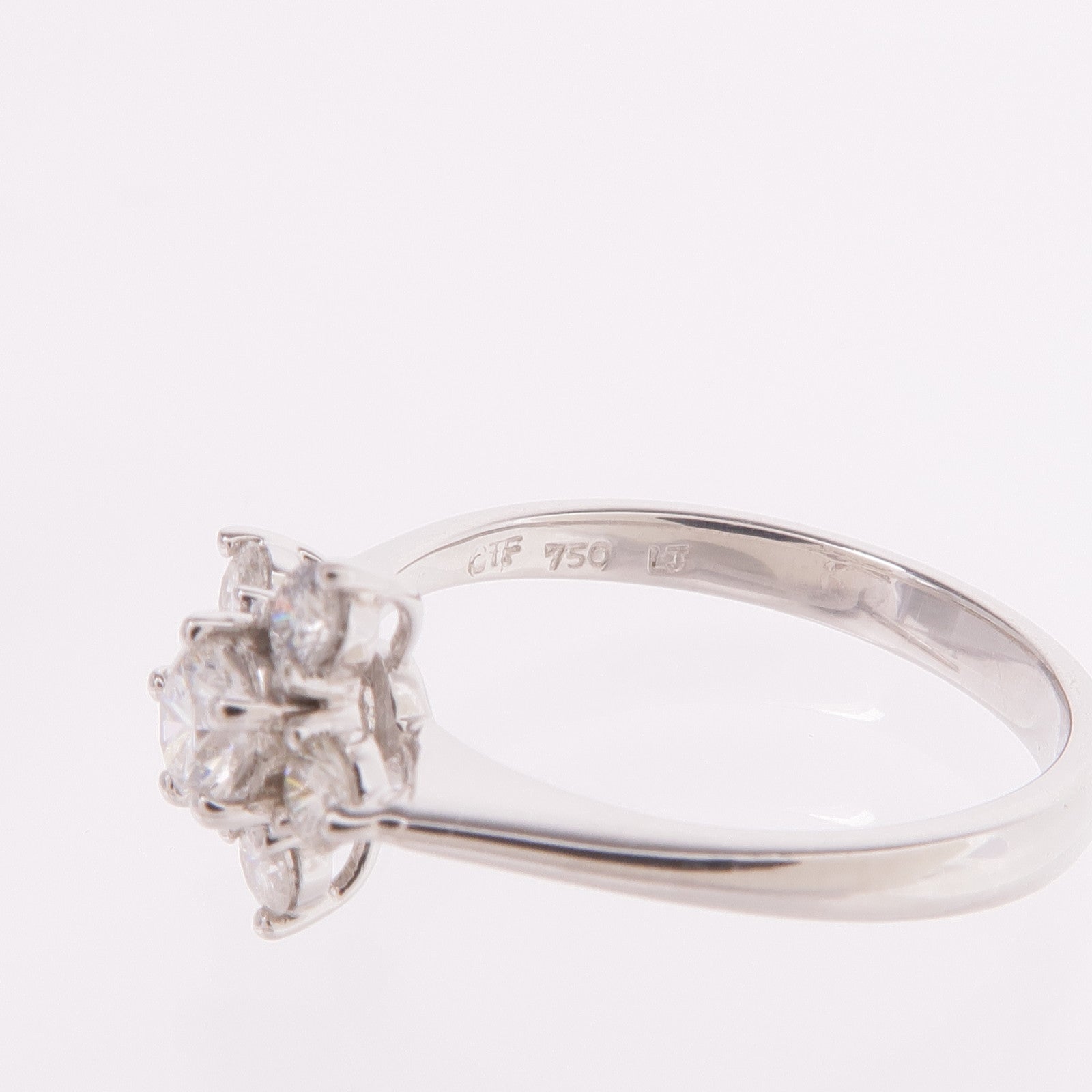 JEWELRY 【激減優惠】18K白金Diamond Ring鑽石戒指US#5.25
