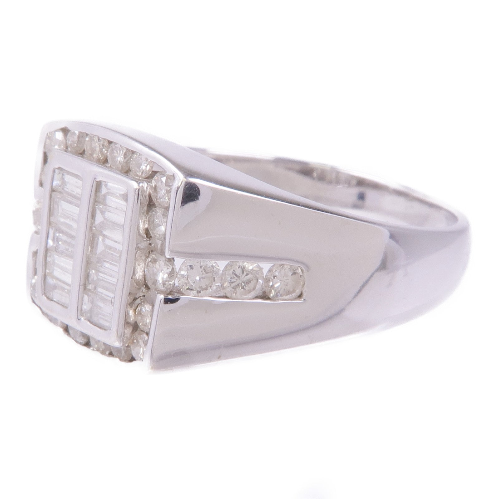 JEWELRY 【激減優惠】18K白金Diamond Ring鑽石戒指US#9