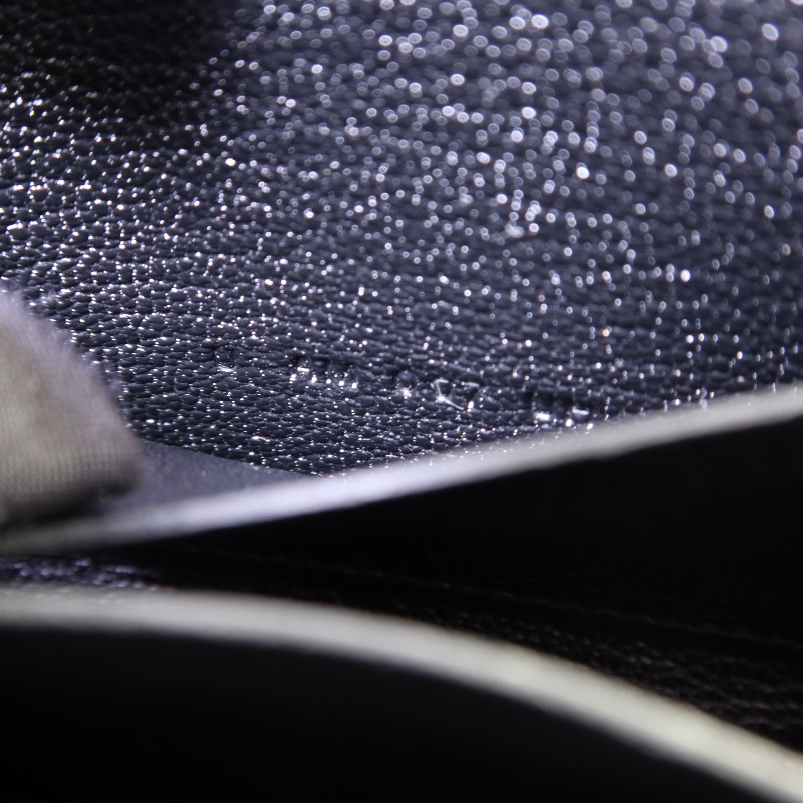 HERMES Chevre Mysore皮革Roulis Slim金扣錢包Noir