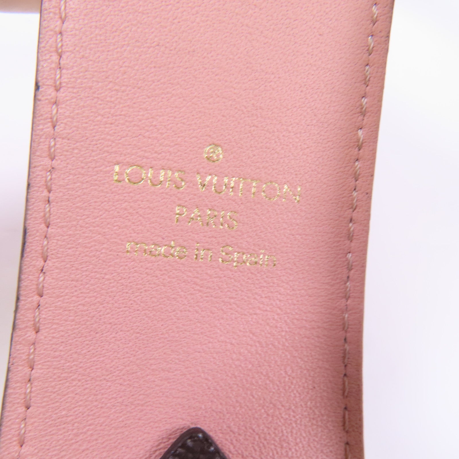 LOUIS VUITTON Monogram Strap金扣肩背帶
