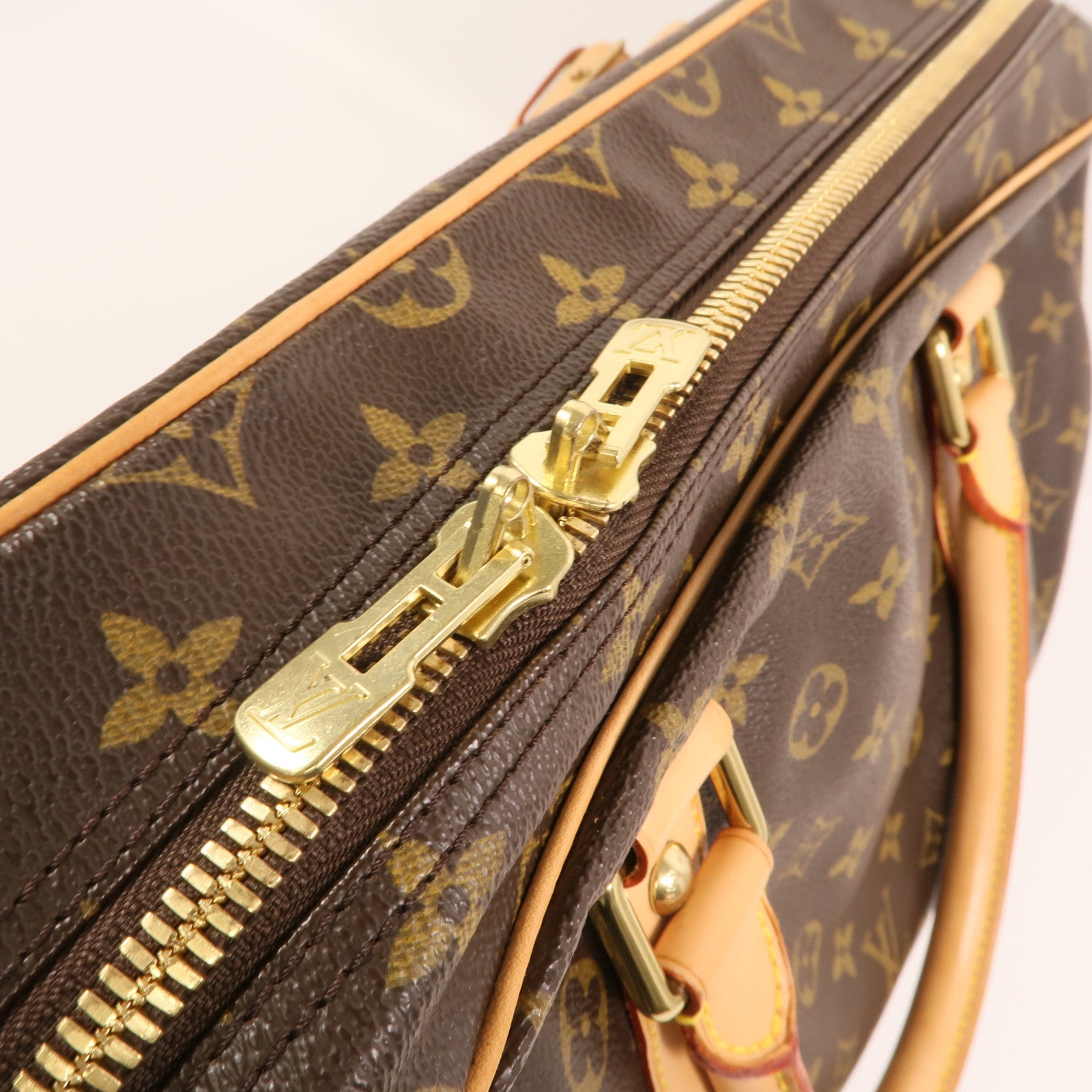 LOUIS VUITTON Monogram CarryAll金扣手挽袋