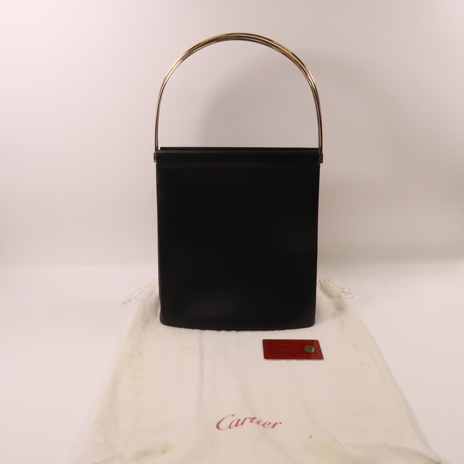 CARTIER 牛皮皮革Handbag手挽袋