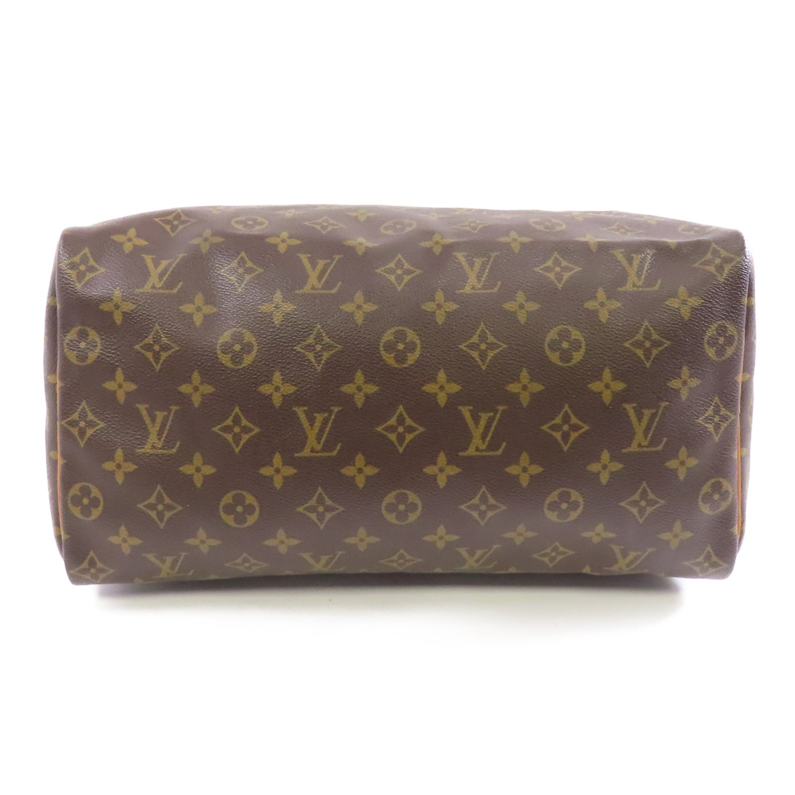 LOUIS VUITTON 【激減優惠】Monogram Speedy 35金扣手挽袋棕色