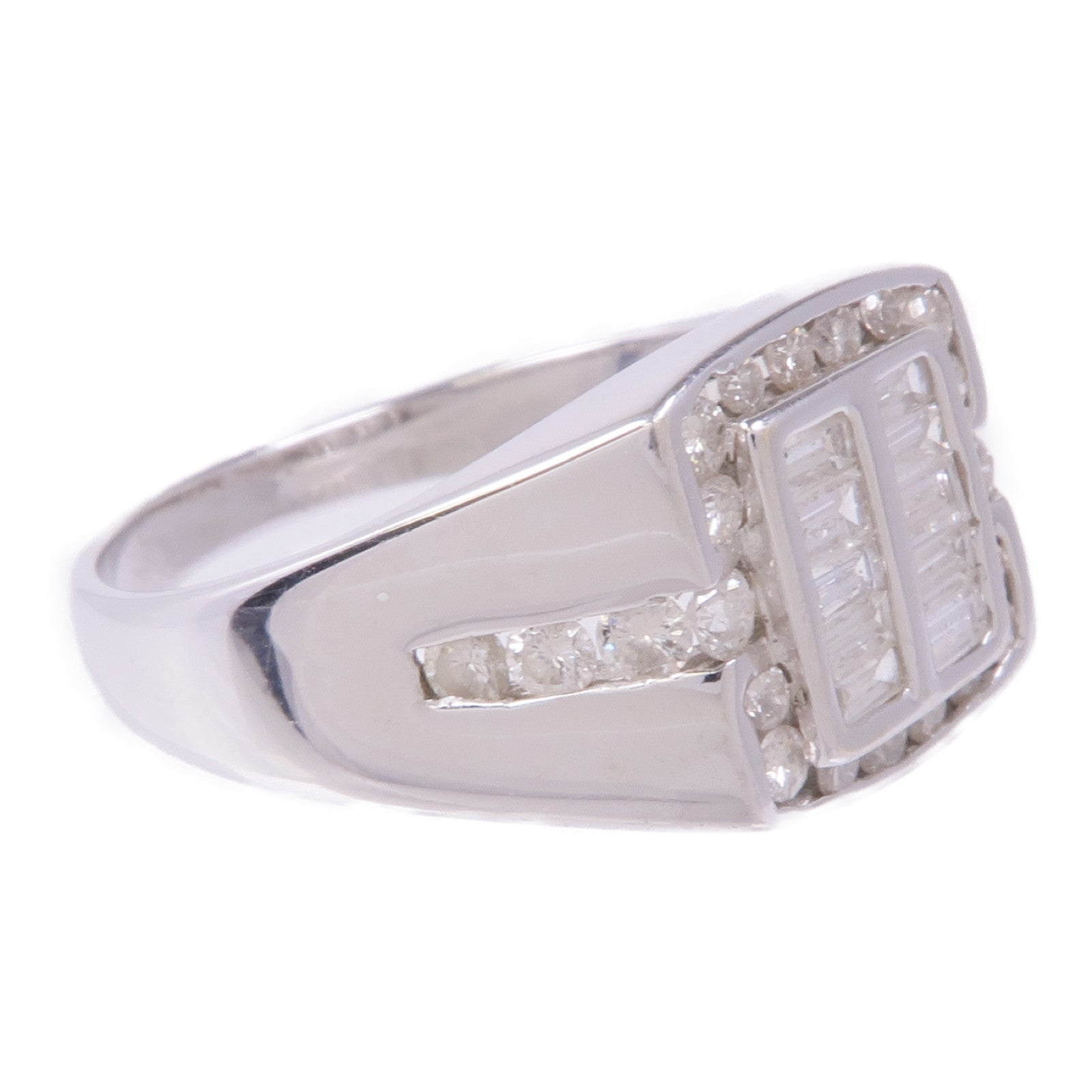 JEWELRY 【激減優惠】18K白金Diamond Ring鑽石戒指US#9