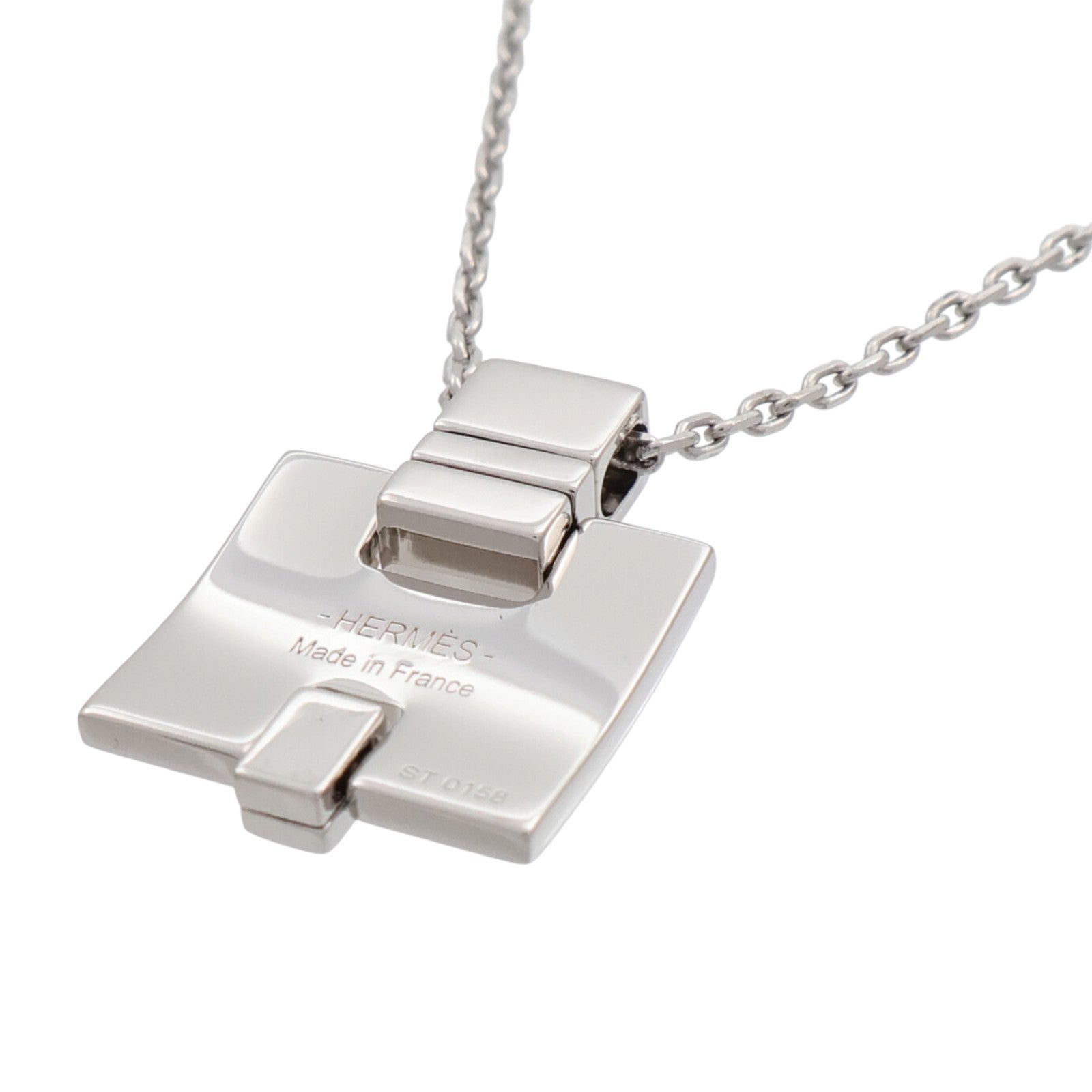 HERMES 金屬/琺瑯Eileen Pendant Necklace項鍊