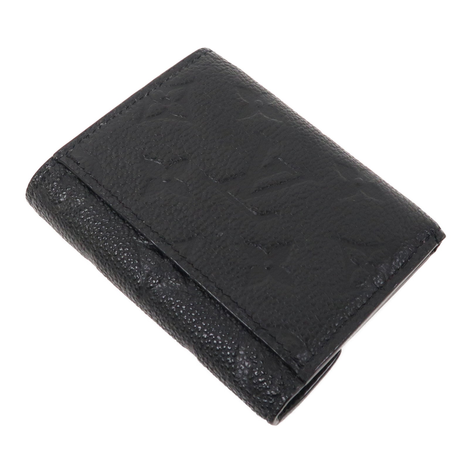 LOUIS VUITTON Monogram Empreinte Zoe Wallet金扣錢包黑色