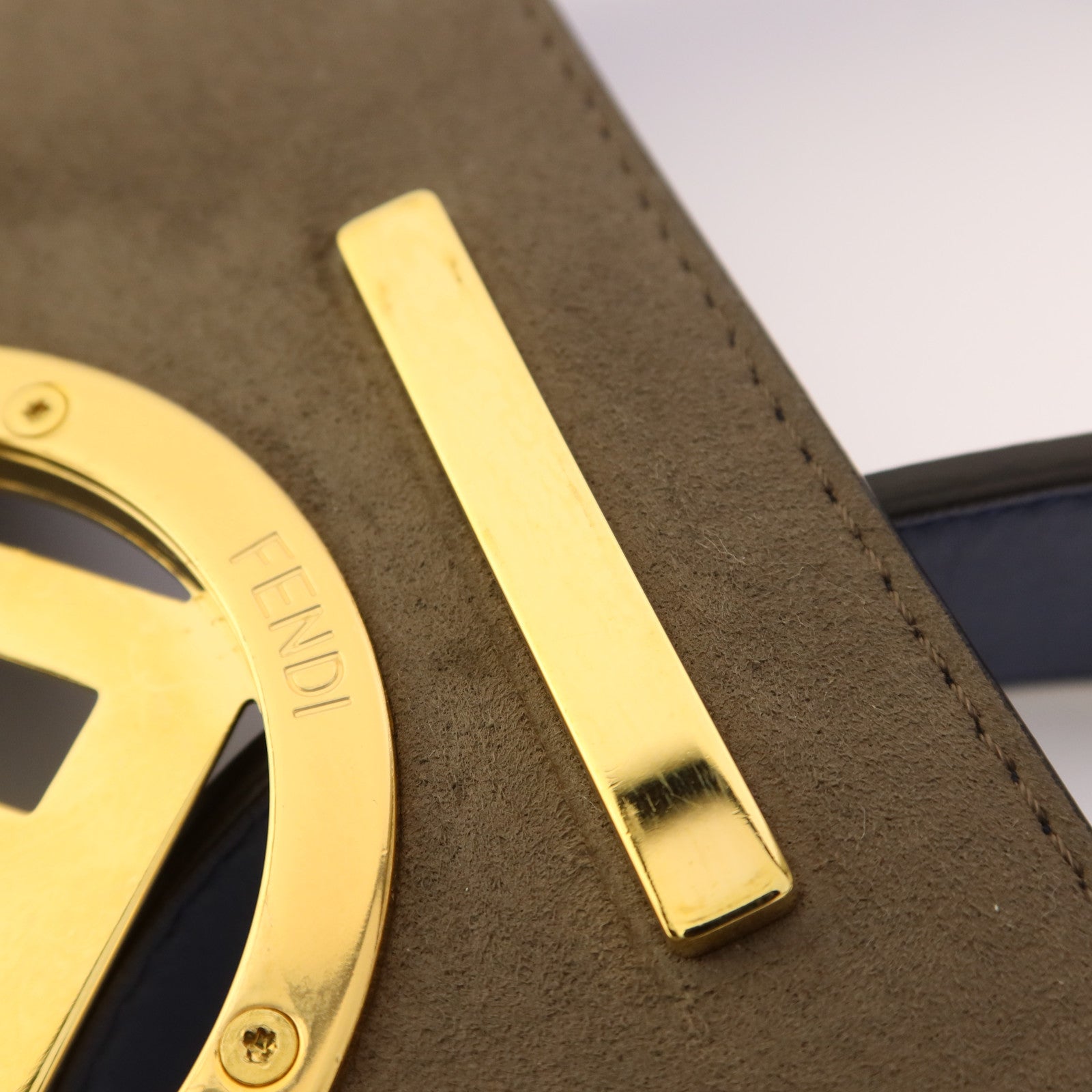 FENDI 牛皮皮革Kan I F Shoulder Bag手挽肩背兩用袋