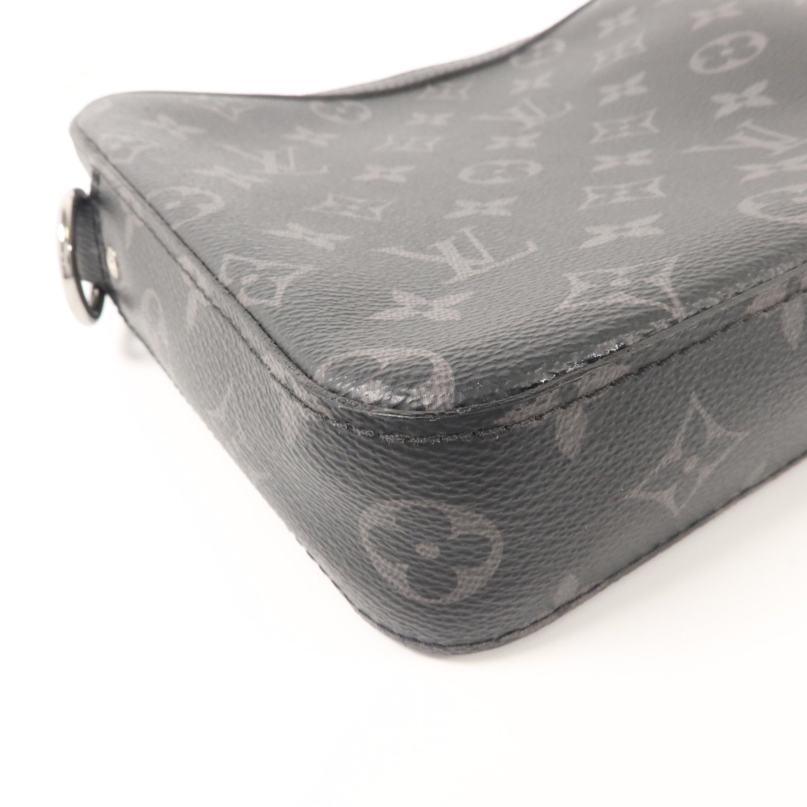LOUIS VUITTON Monogram Eclipse Reverse Trio Messenger肩背袋
