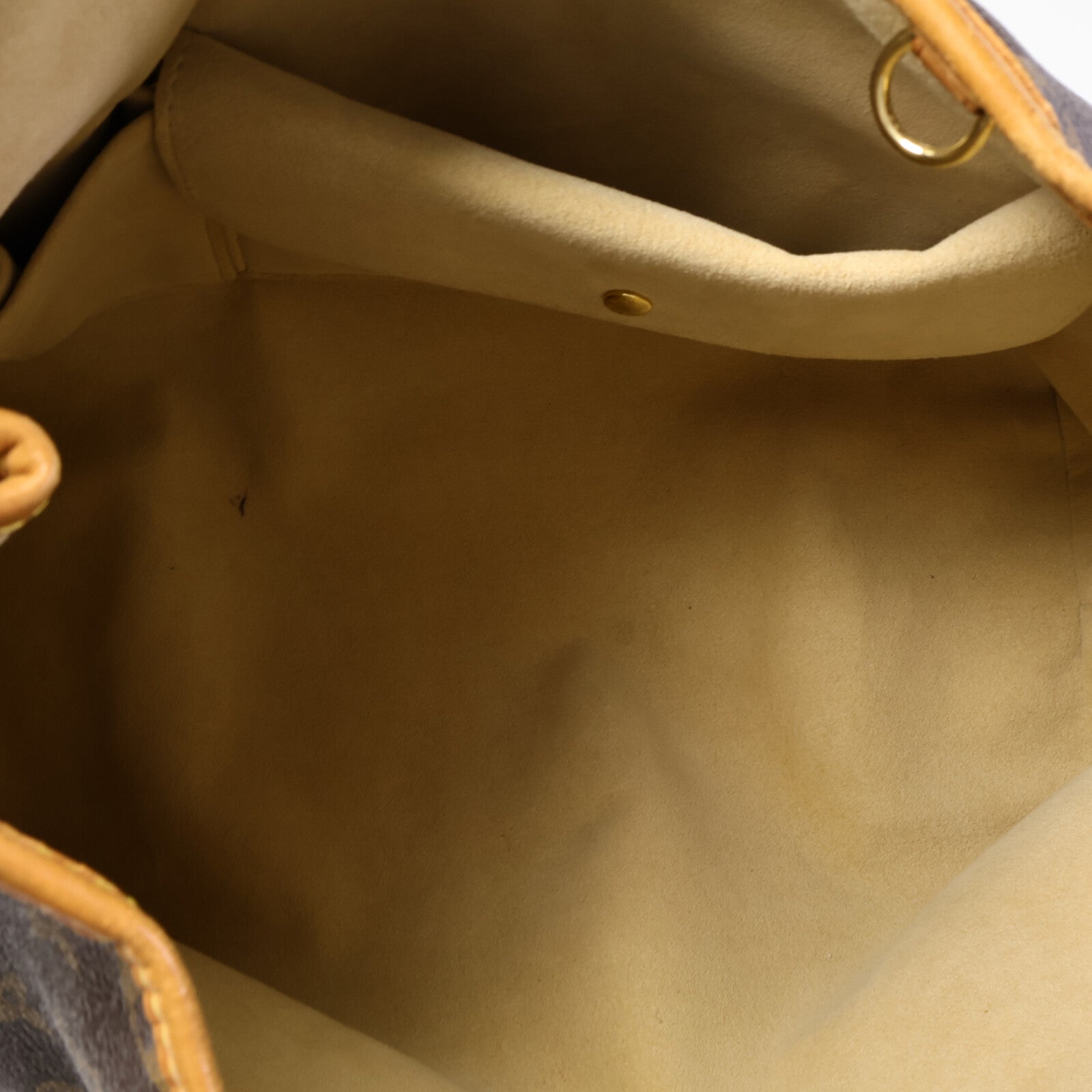 LOUIS VUITTON Monogram Galliera PM金扣肩背袋棕色