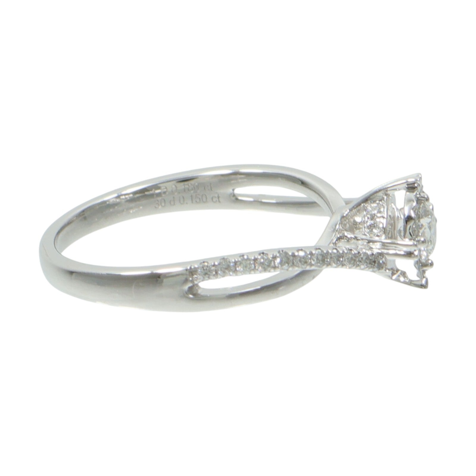 JEWELRY 18K白金Diamond Ring鑽石戒指