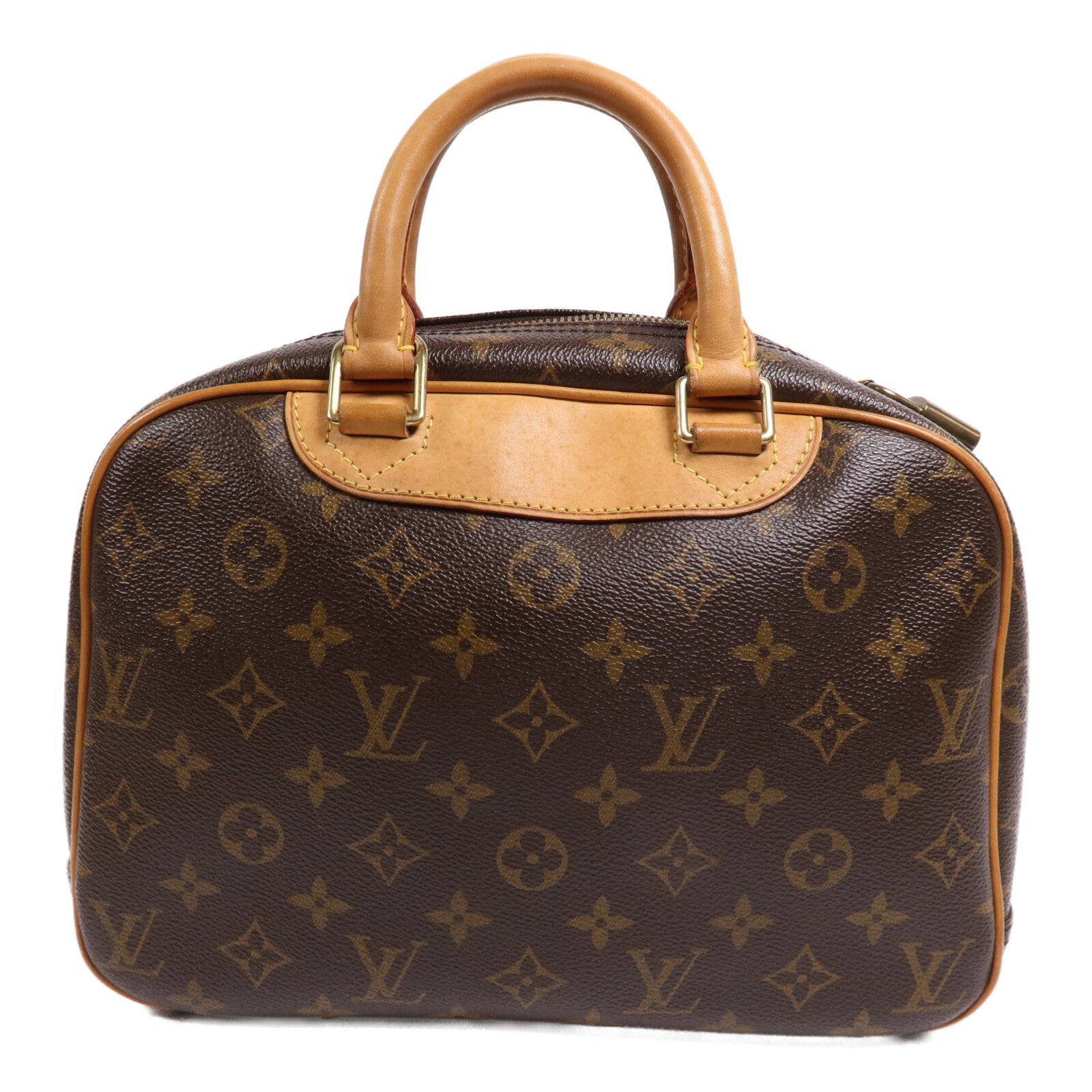 LOUIS VUITTON 【激減優惠】Monogram Trouville PM金扣手挽袋