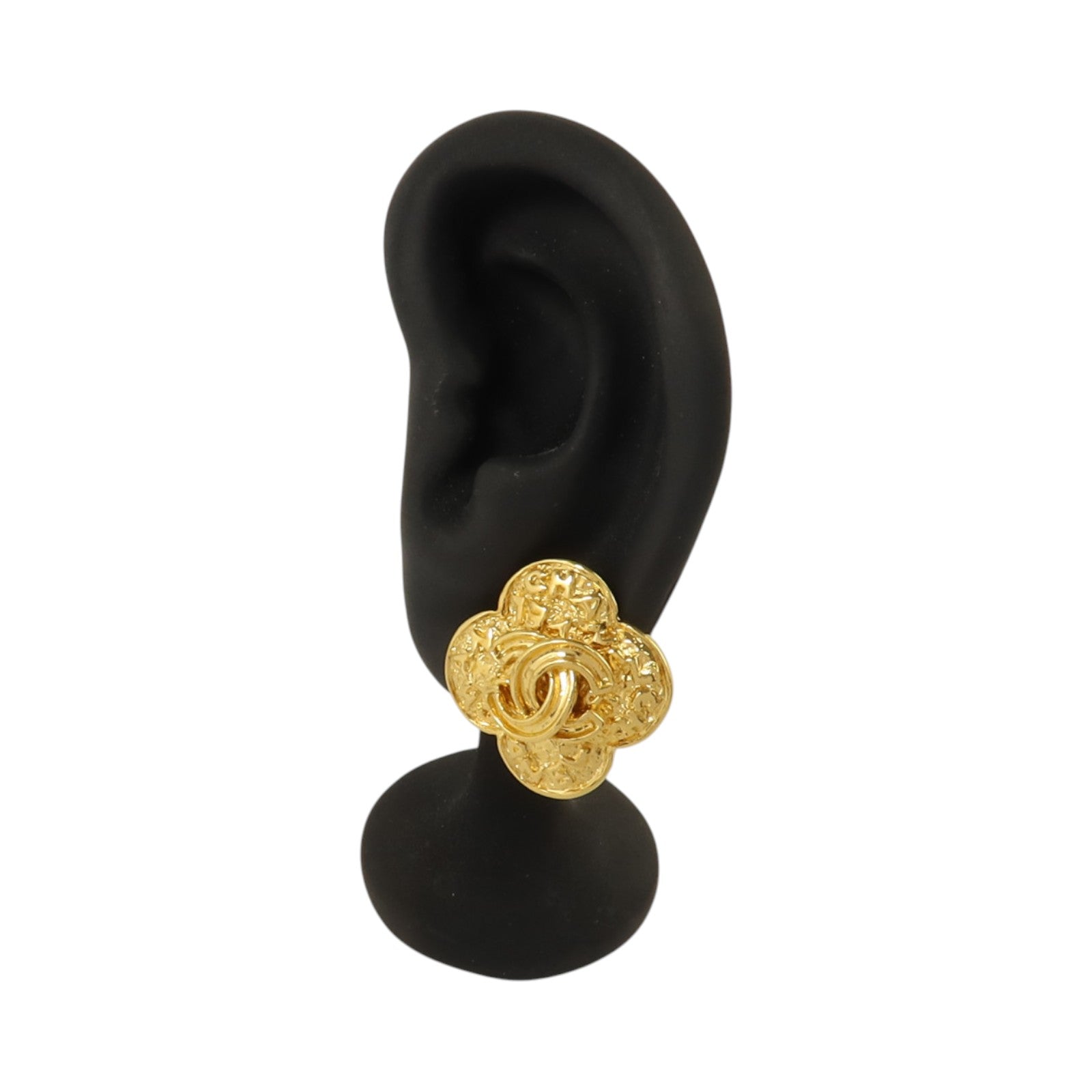 CHANEL 金屬Vintage Clip-On Earrings金扣耳環