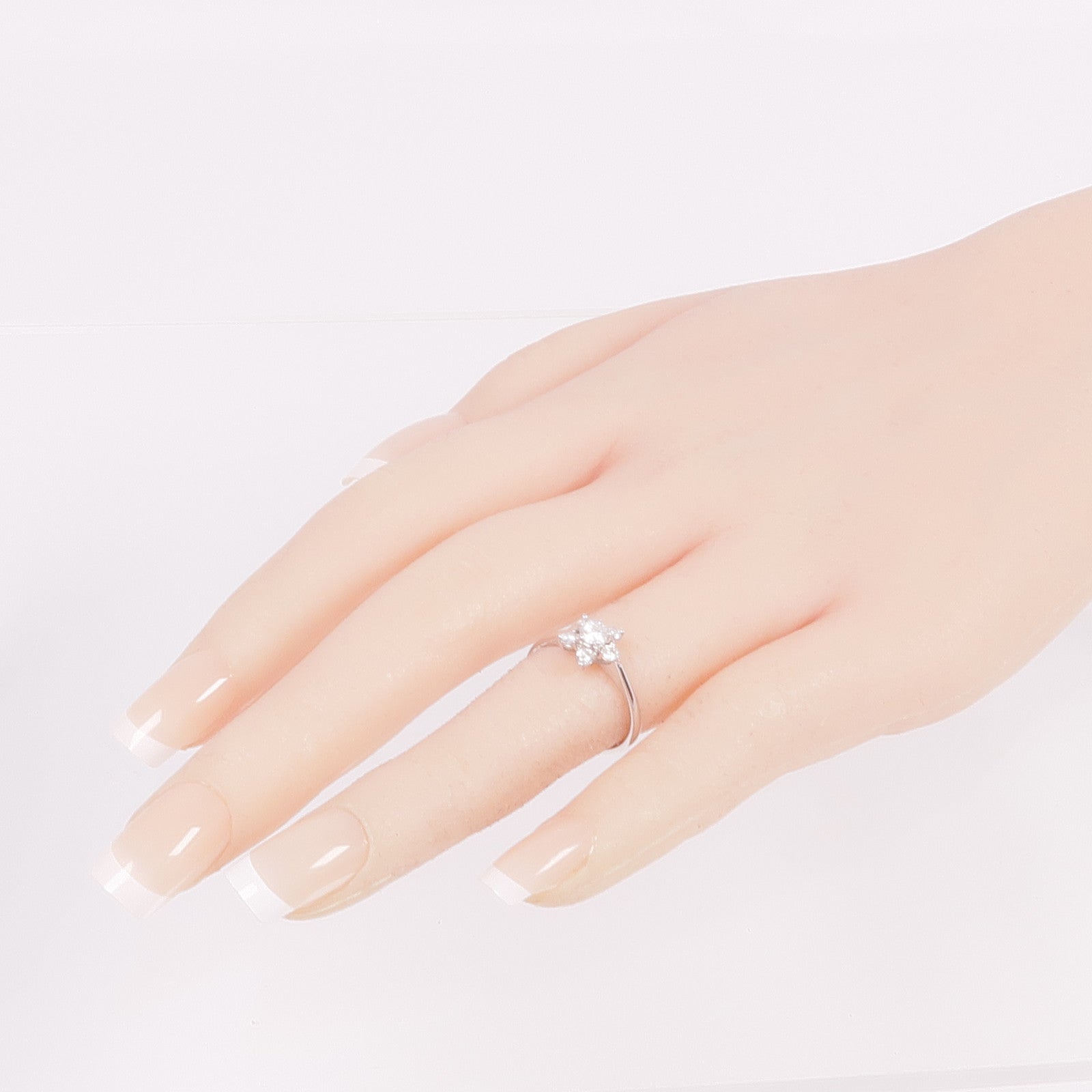 JEWELRY 【激減優惠】18K白金Diamond Ring鑽石戒指US#5.25