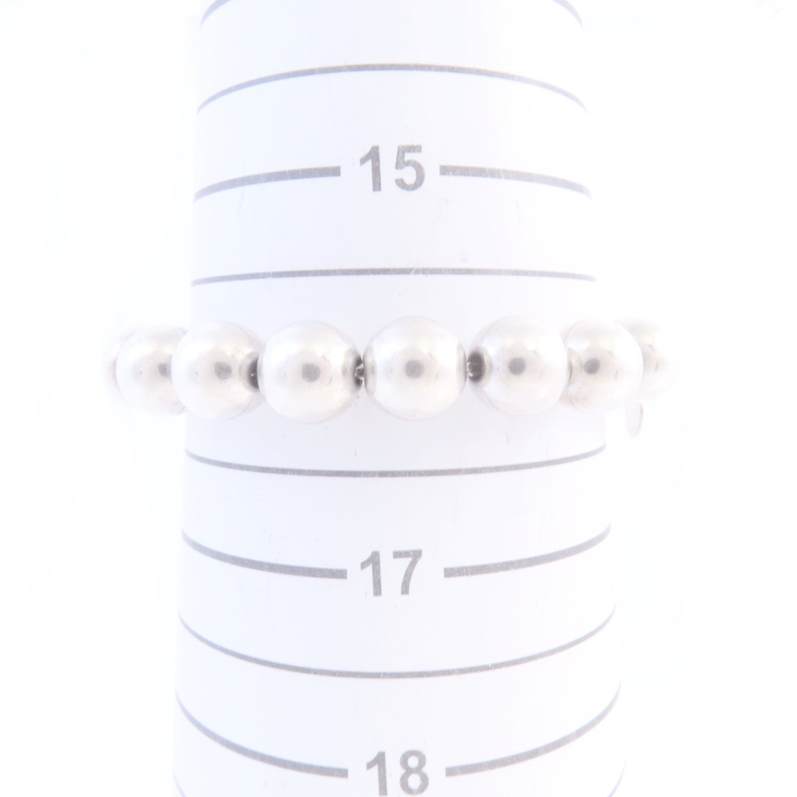 TIFFANY＆CO 925純銀Hareware Ball Bracelet銀扣手鏈