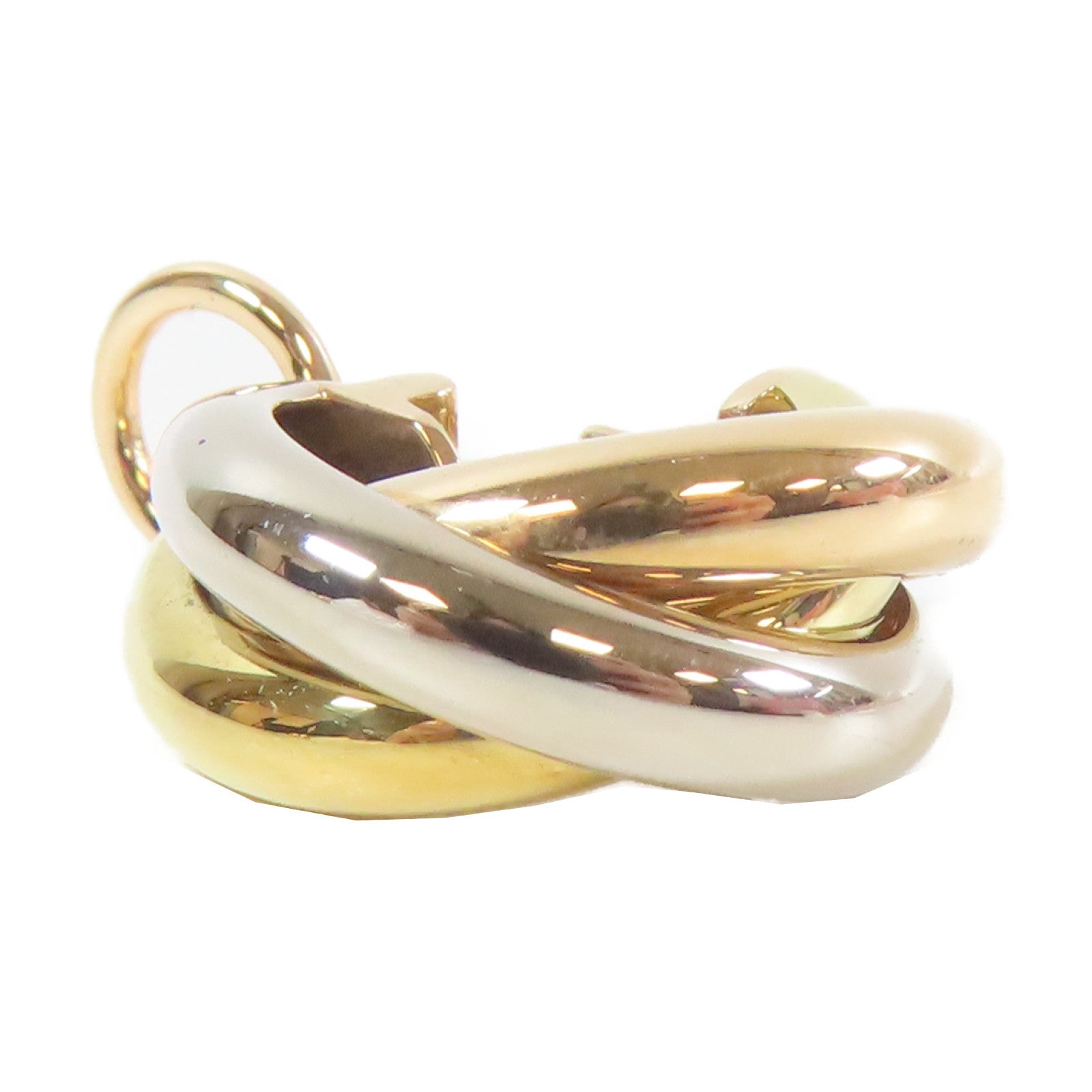 CARTIER 18K黃金/18K玫瑰金/18K白金Trinity Earrings耳環