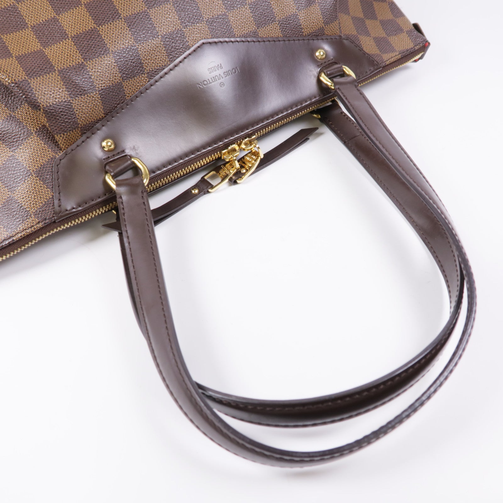LOUIS VUITTON LV GHW Westminster GM Shoulder Bag N41103 Damier Brown