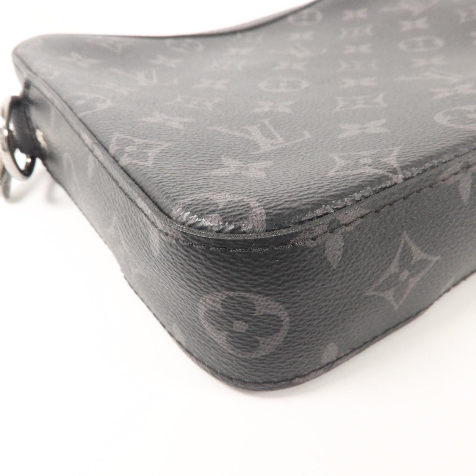LOUIS VUITTON Monogram Eclipse Reverse Trio Messenger肩背袋
