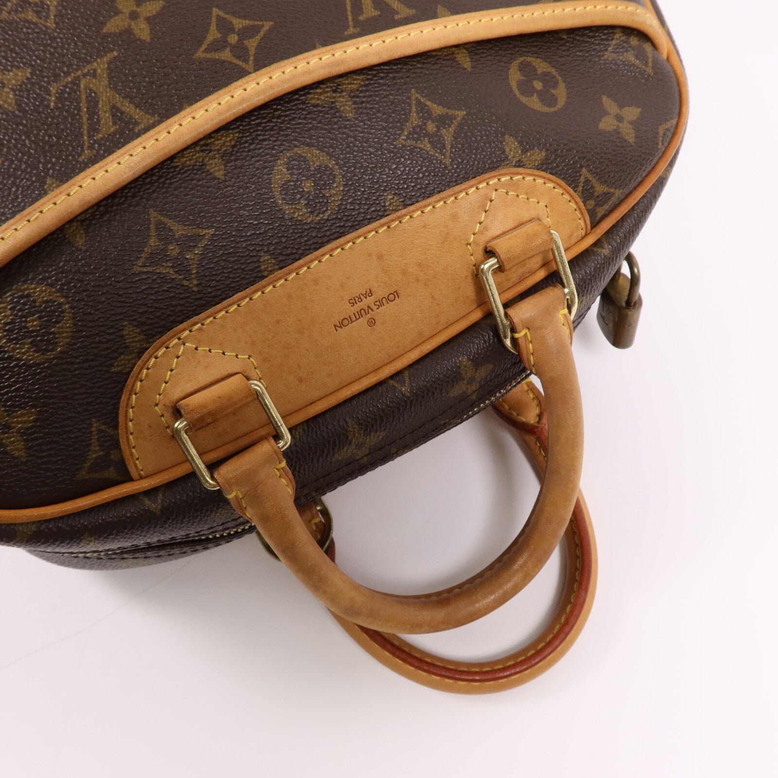 LOUIS VUITTON 【激減優惠】Monogram Trouville PM金扣手挽袋