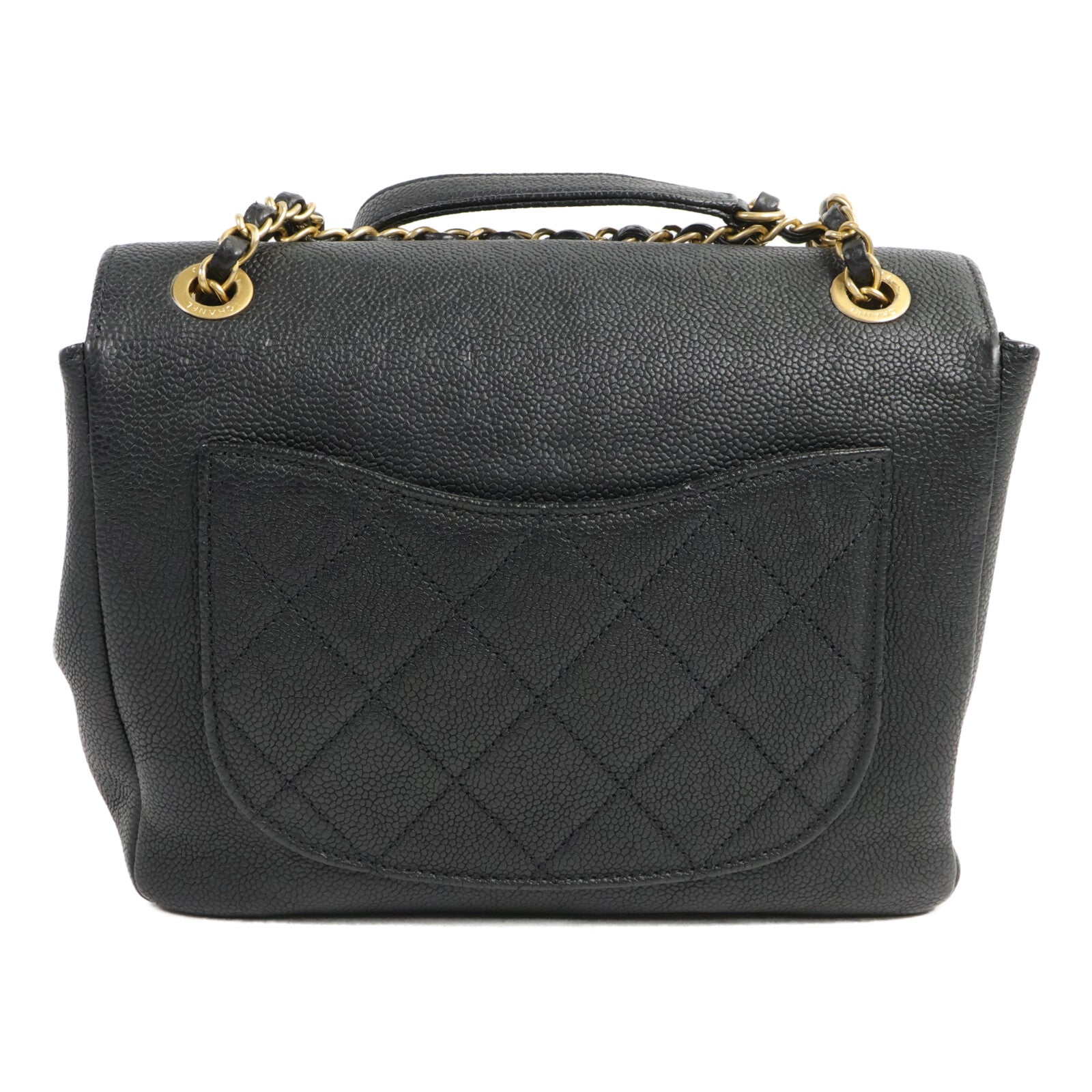 CHANEL 牛皮皮革Chic Trip Flap Bag鏈帶肩背袋