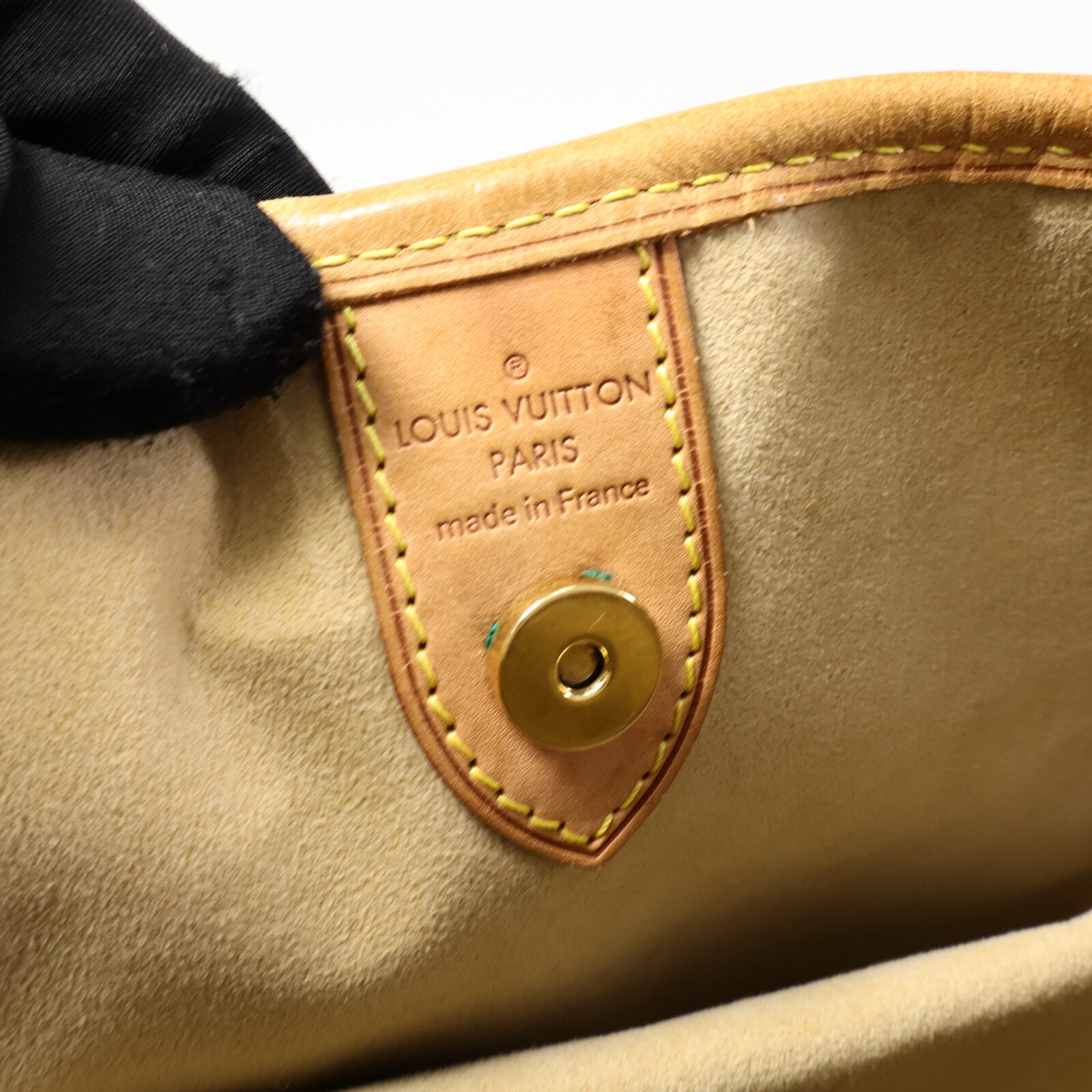 LOUIS VUITTON Monogram Galliera PM金扣肩背袋棕色
