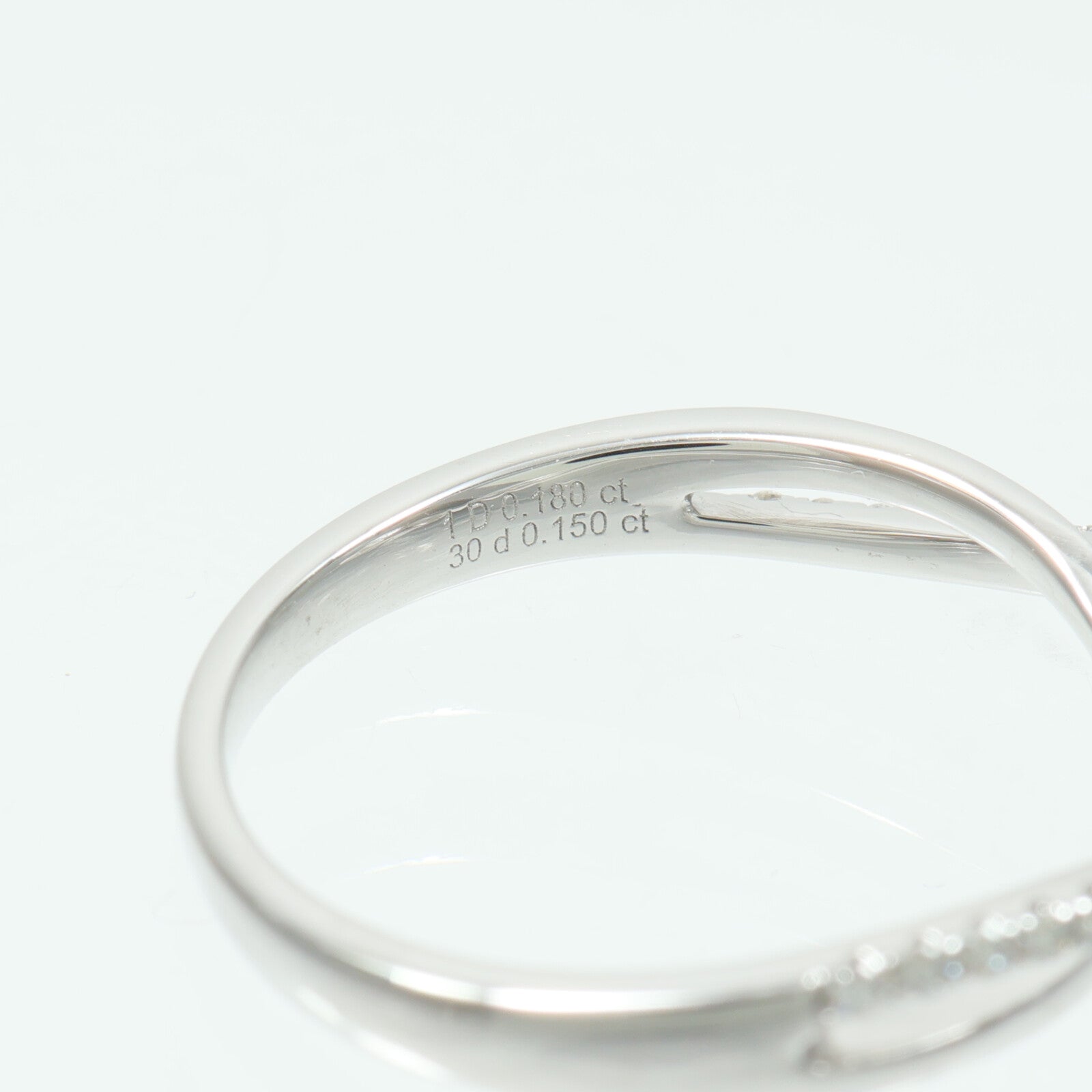 JEWELRY 18K白金Diamond Ring鑽石戒指