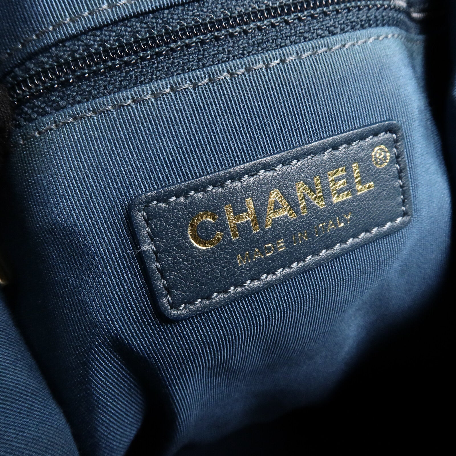 CHANEL 羊毛/牛皮皮革Tweed Backpack背包