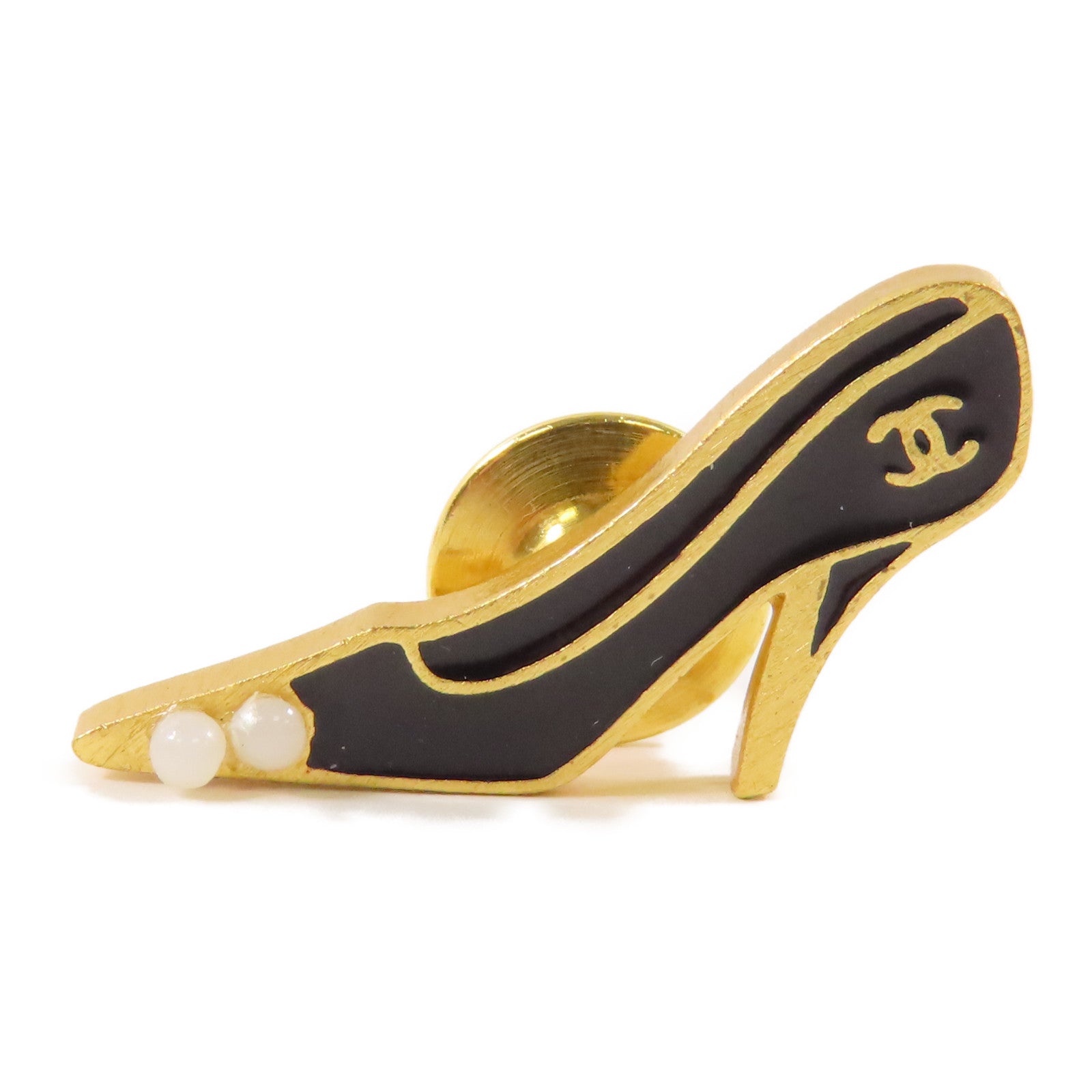 CHANEL 金屬/PVC Brooch Pin胸針