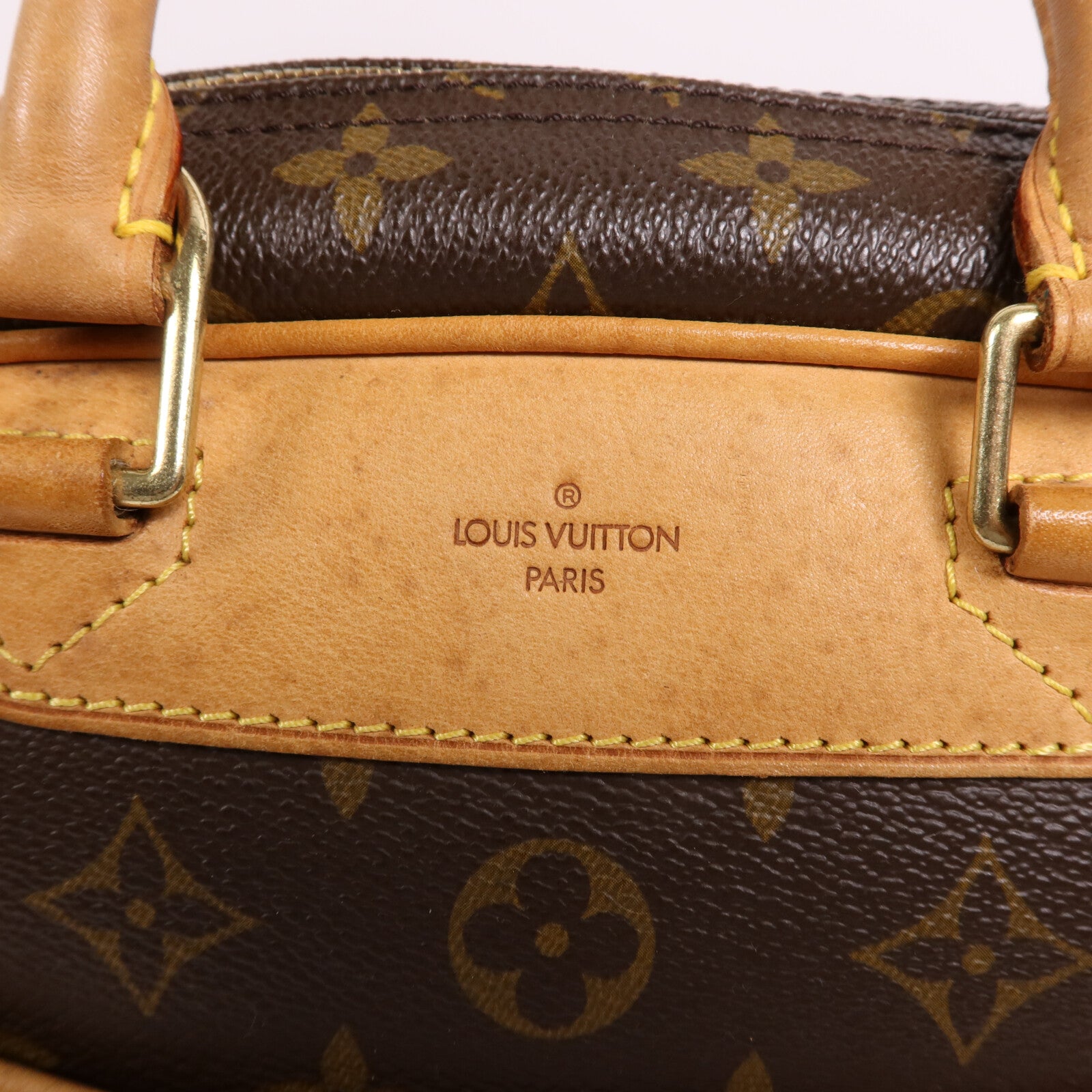 LOUIS VUITTON 【激減優惠】Monogram Trouville PM金扣手挽袋